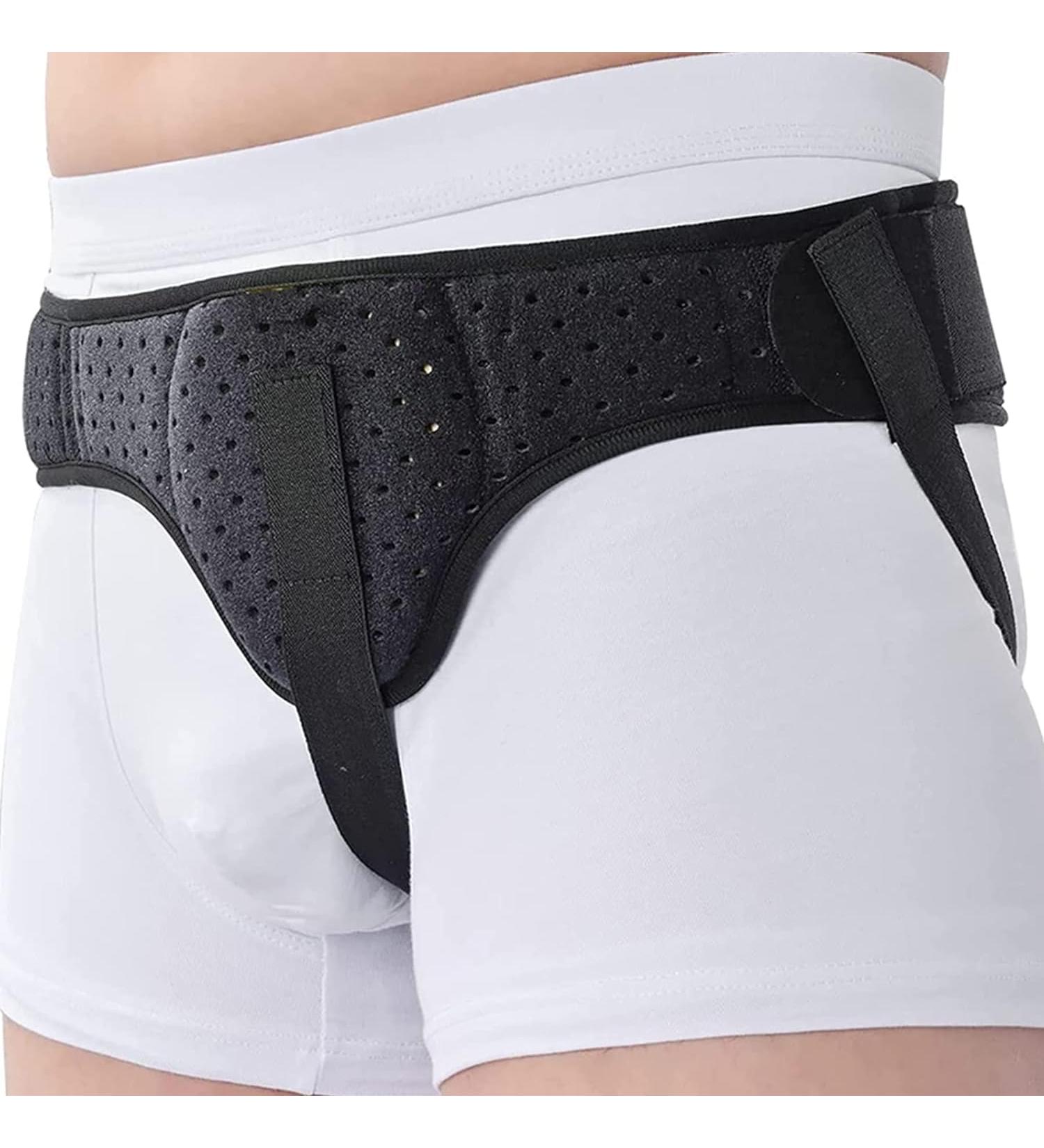 Acccz Inguinal Hernia Belt for Men - Supportive Band for Pre & Post Surgery | Adjustable Compression for Left & Right Side (M) - Buy Online on GoSupps.com