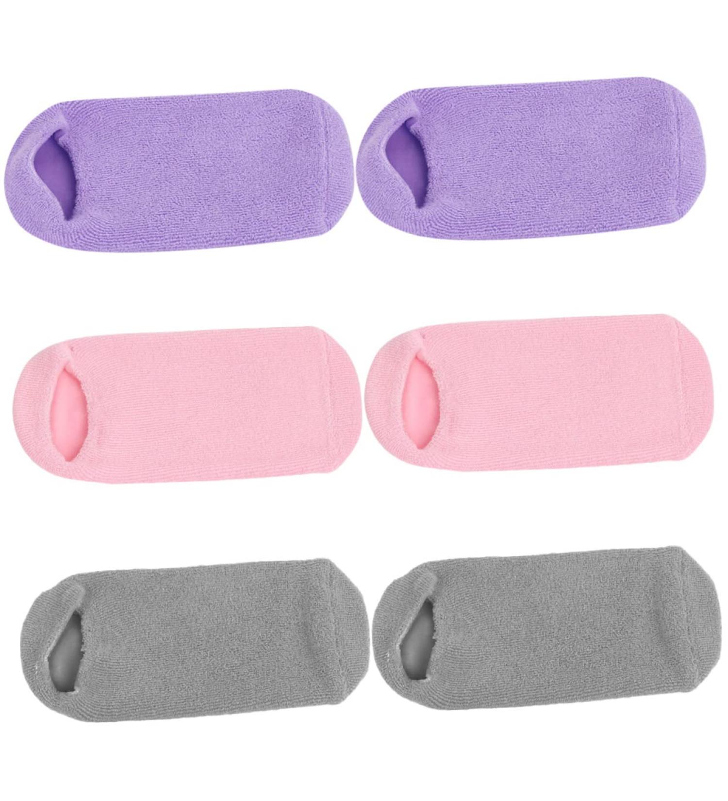 minkissy 6 Pairs Foot Gel Socks Miss Spa Women's Socks Vegetable Gel - Buy Online on GoSupps.com