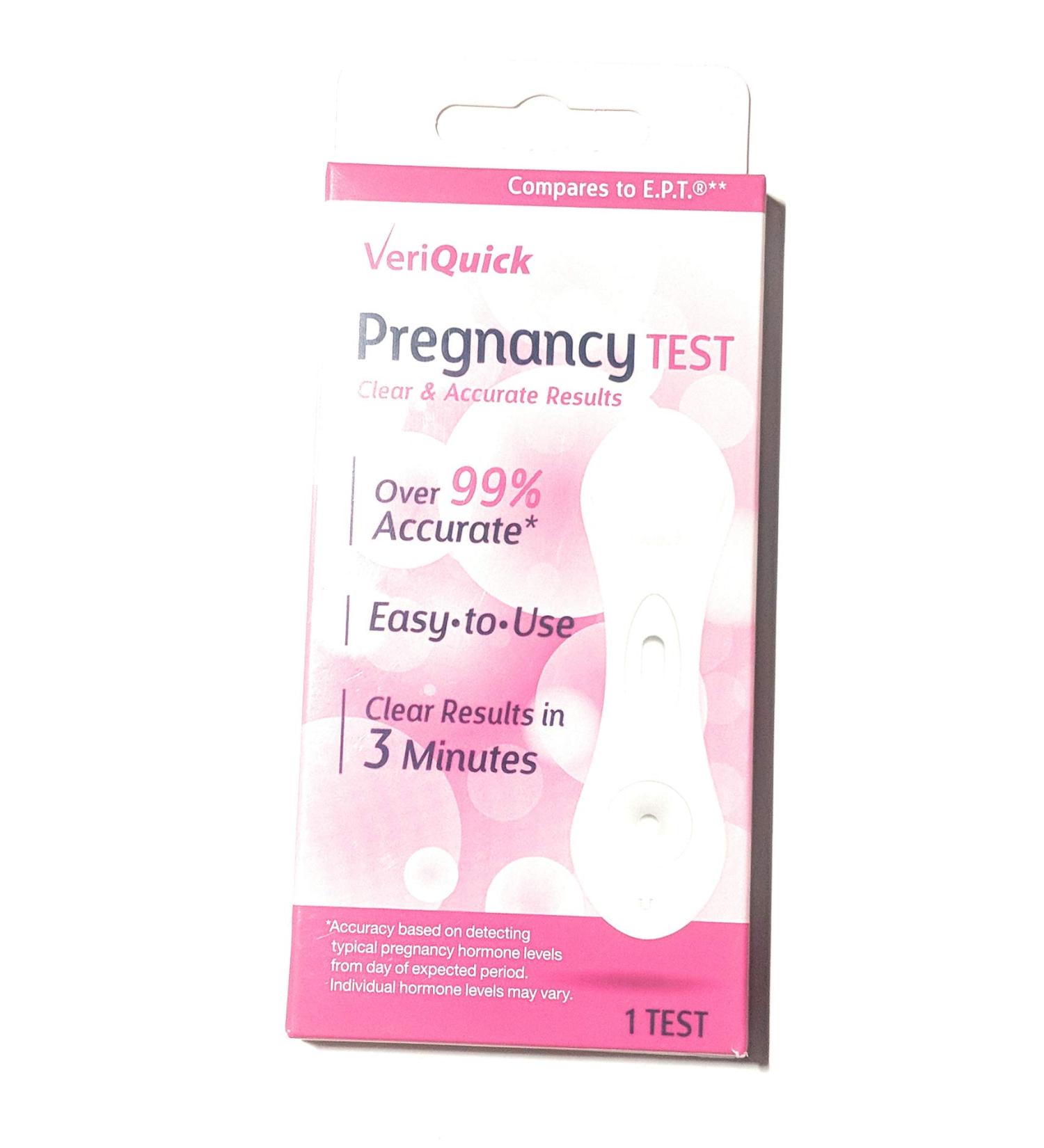 VeriQuick Pregnancy Test  Clear & Accurate Results in 3 Minutes
