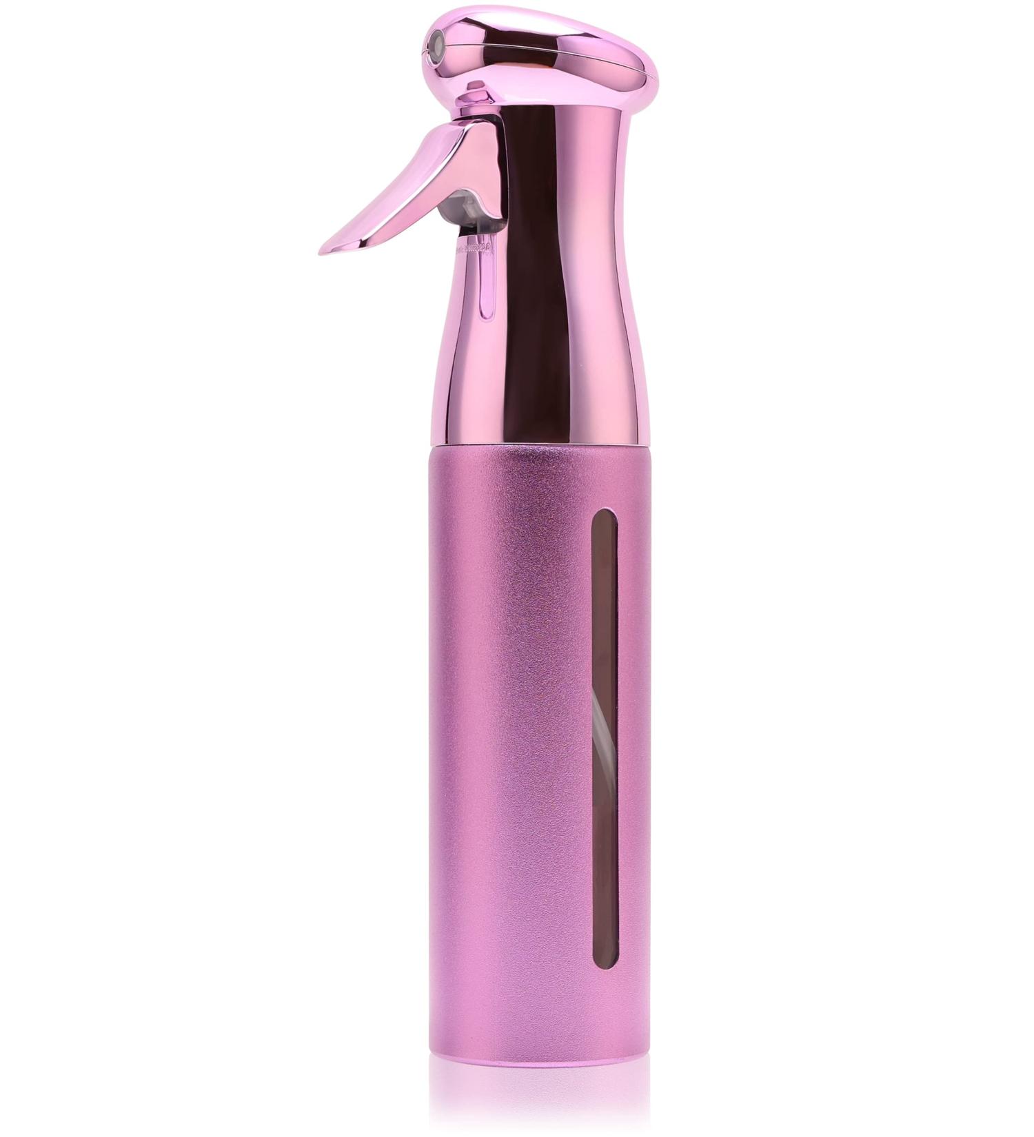 Salon Style Fine Mist Spray Bottle | 10 Oz Purple Aerosol Free Water Sprayer for Hairstyling and Cleaning Solutions - Buy Online on GoSupps.com
