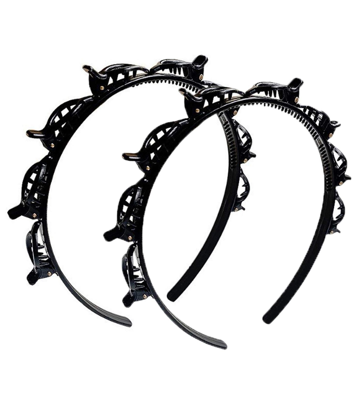 Jinglive Double Bang Hair Straps - Gothic Punk Hairstyle Aid for Women & Girls | Hairyard Pony Twist Hair Clips - Buy Online on GoSupps.com