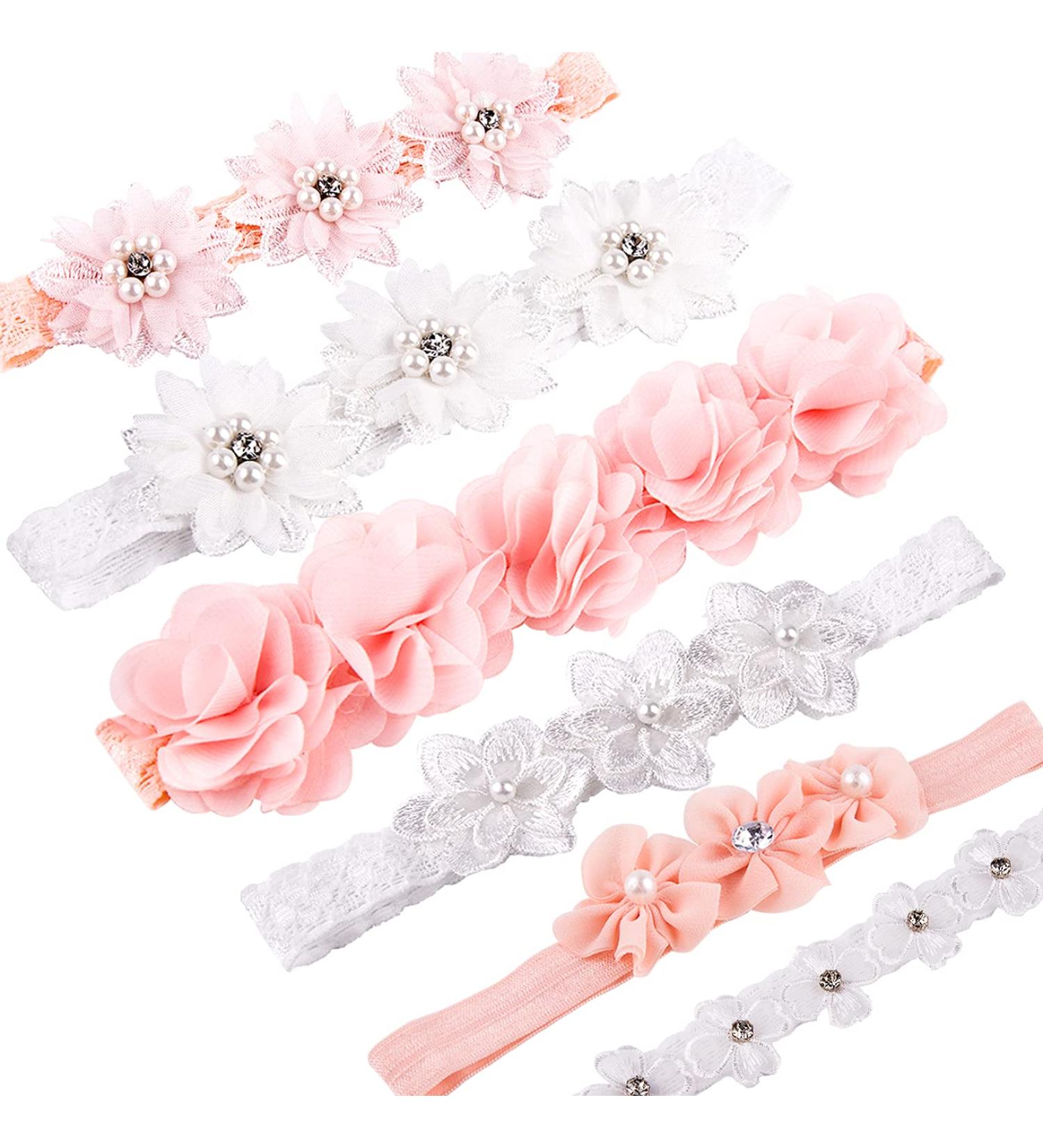 Buy Conunus 6-Piece Baby Chickenband Girls Elastic Headbands - Perfect Hair Accessories for Gifts & Parties | International Shipping Available - Buy Online on GoSupps.com
