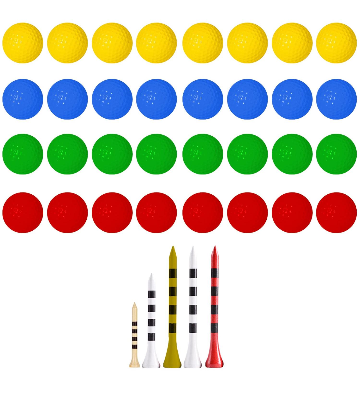 LemoHome 64 Pack Foam Golf Practice Balls - Realistic Feel - Limited Flight - Indoor/Outdoor Training Balls - Buy Online on GoSupps.com