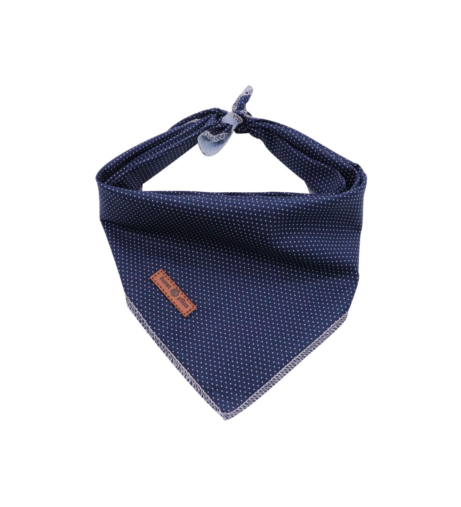 Lionet Paws Dog Bandana Headscarf - Blue Dotted Triangular Scarf for Dogs (Pack of 1) - Stylish Pet Accessory for International Shipping - Buy Online on GoSupps.com