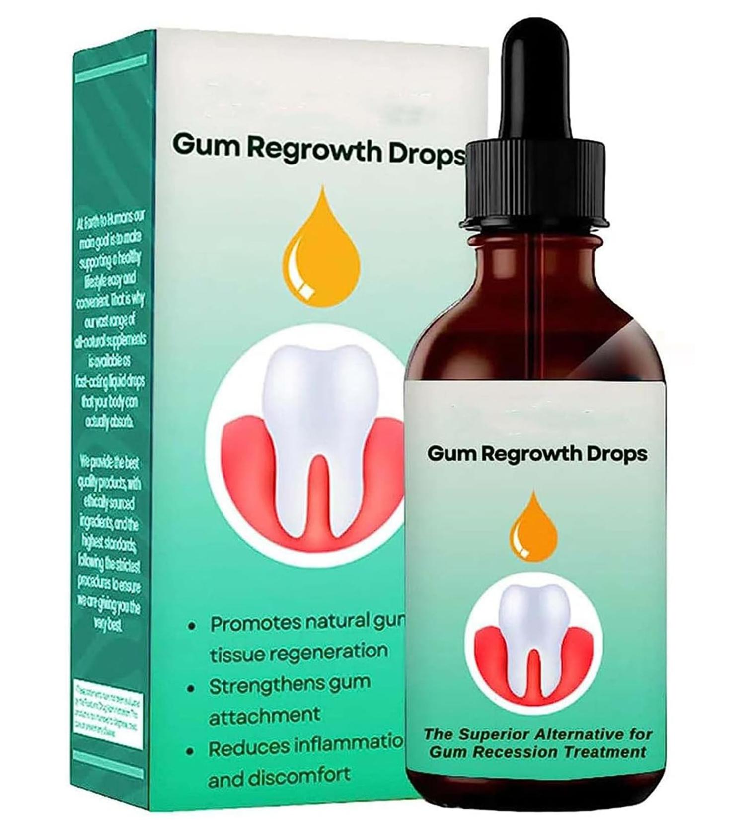 Dentizen Gum Regrowth Drops 30ml | Natural Oral Care for Receding Gums | Repair & Rejuvenate Your Gums Easily - Buy Online on GoSupps.com