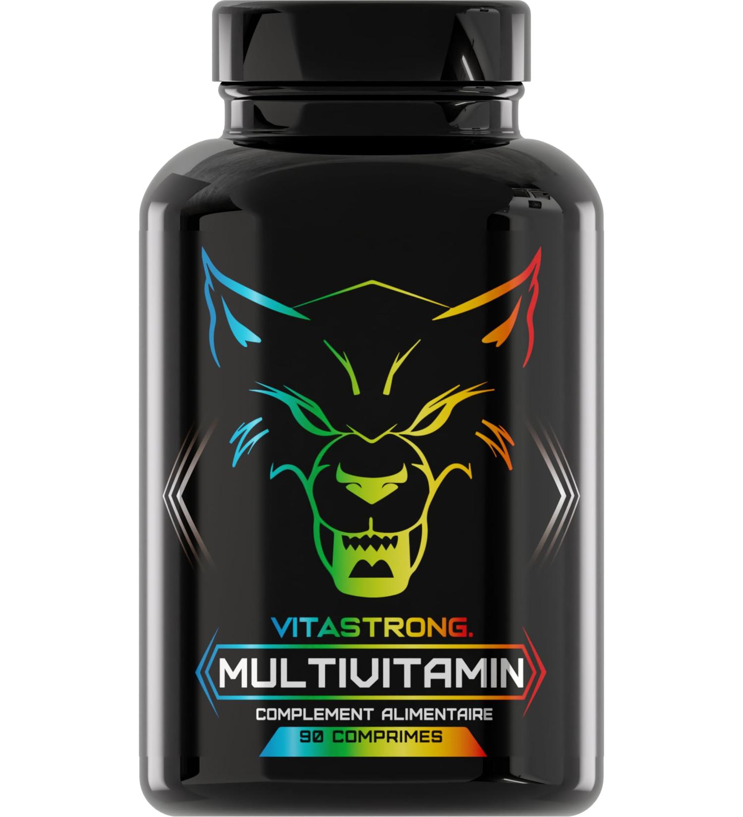 Complete Multivitamins | Vitastrong Vitamin C E B1 B2 B6 D A K B12 Biotin | 100% Natural and Pure | 13 High Dose Vitamins | Made in Italy - Buy Online on GoSupps.com