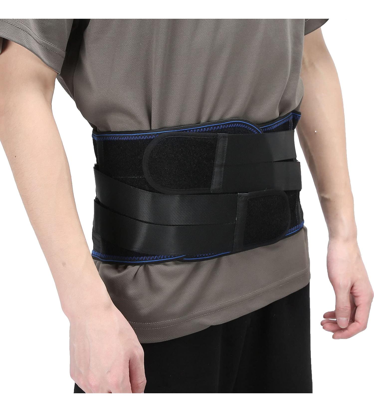 Lower Back Brace | Lumbar Support Belt for Pain Relief | Adjustable & Breathable with Steel Plate for Men & Women - Buy Online on GoSupps.com