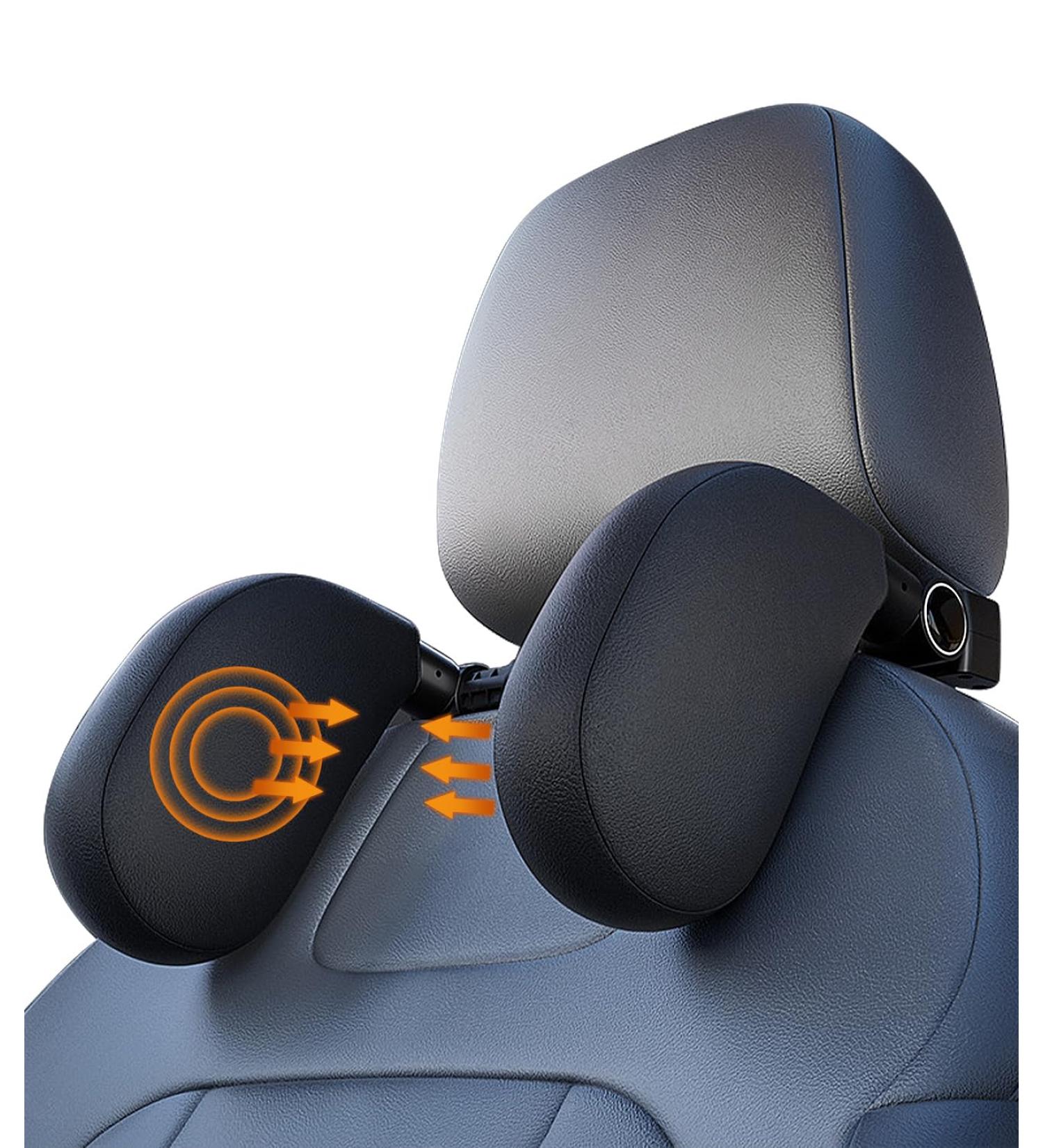 Zawaer Adjustable Car Headrest for Kids - Breathable Neck Support Pillow for Travel | 180 Rotation & Easy Installation - Buy Online on GoSupps.com