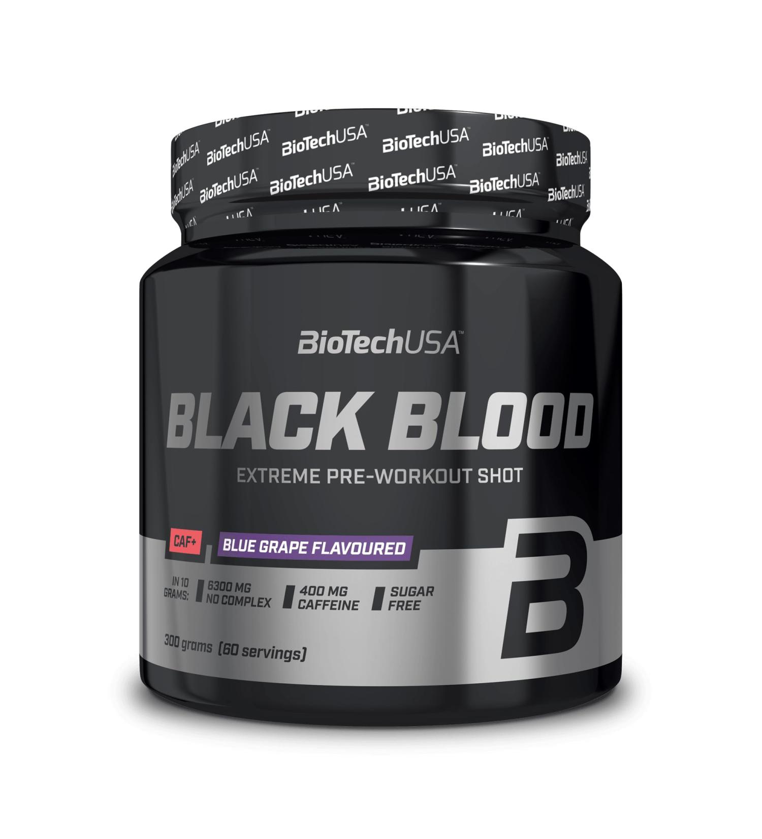 Black Blood CAF+ 300g BioTechUSA - Buy Online on GoSupps.com