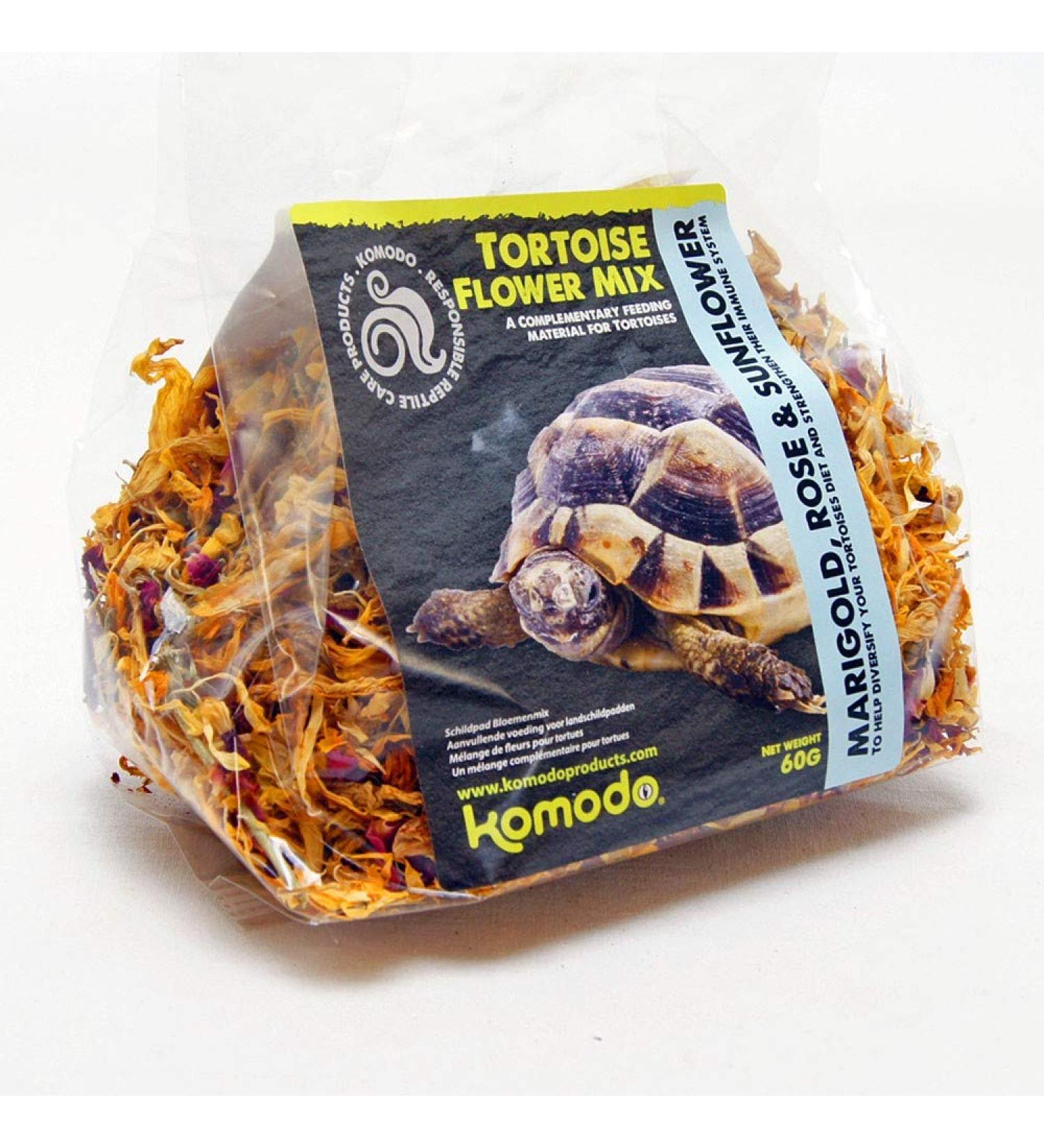 Komodo Tortoise Food Flower Mix (60g)
