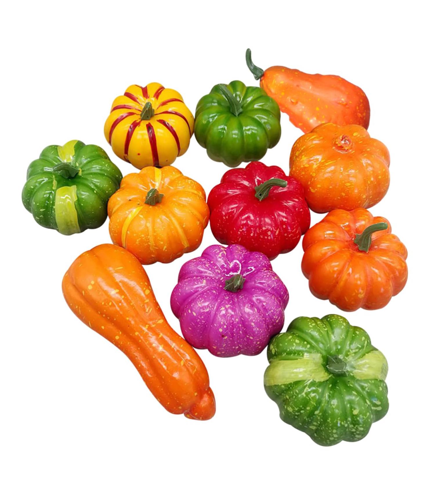 Ciieeo 1 Set 11pcs set utensils cupboard big pumpkin pumpkin vegetable props Accessories Foam halloween Model halloween pumpkins decor home decor foam pumpkins decorate - Buy Online on GoSupps.com