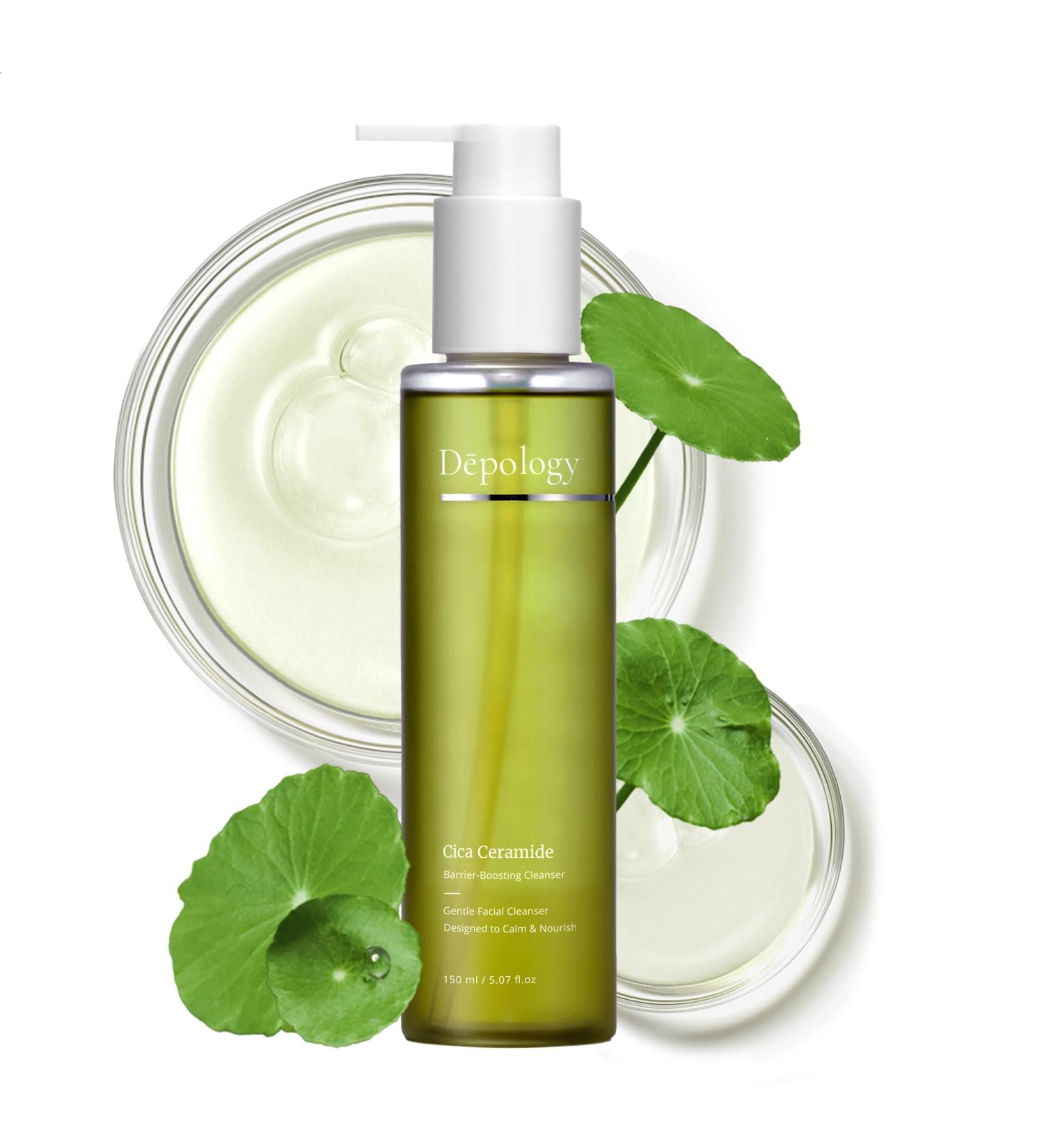 depology Cica Redness Relief Nourishing Cleanser | Gentle Hyaluronic Acid & Ceramides Facial Wash for Redness & Inflammation | 6.76 fl. oz | International Shipping - Buy Online on GoSupps.com