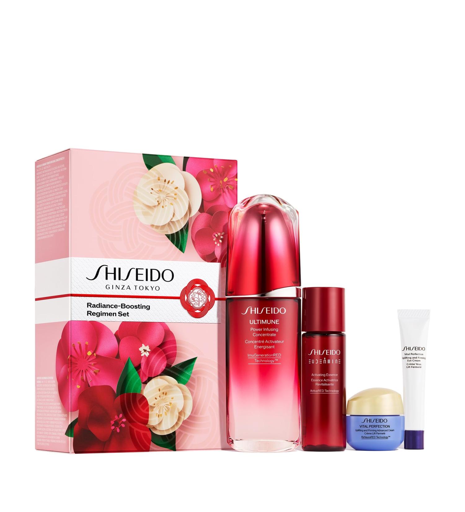 Shiseido Radiance-Boosting Regimen Set | Ultimune Eudermine Vital Perfection | $229 Value - Shop Internationally - Buy Online on GoSupps.com