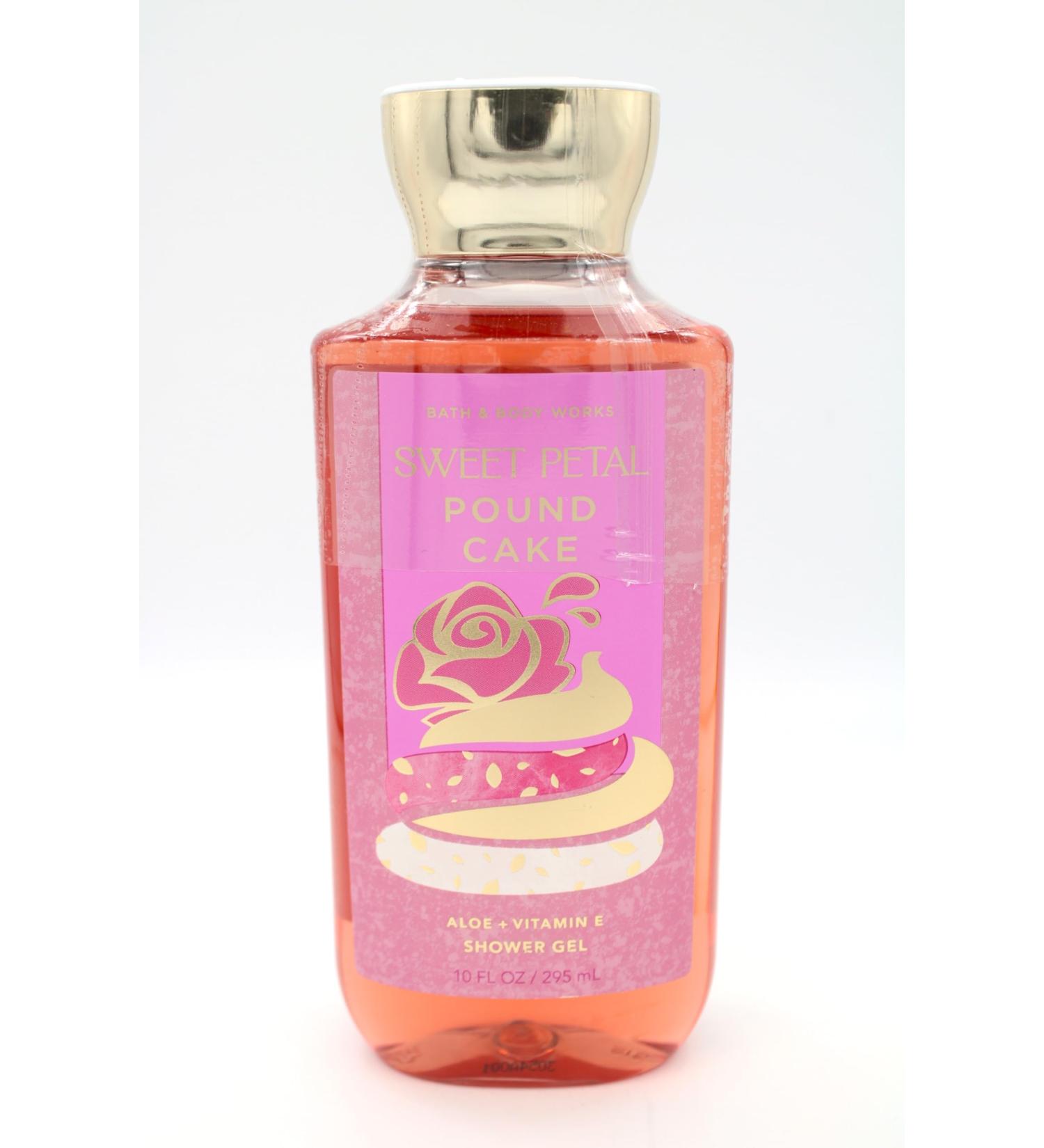 Sweet Petal Pound Cake Bath and Body Shower Gel Body Wash 10 fl oz