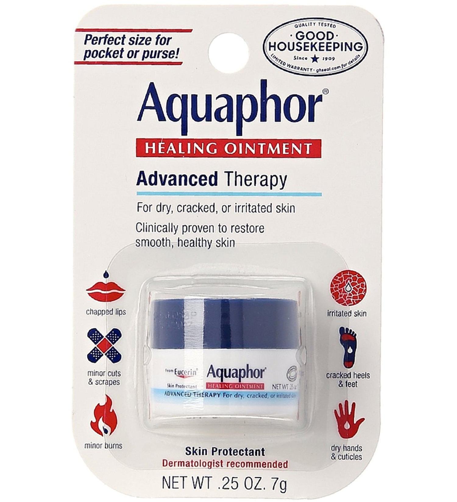 Aquaphor Healing Ointment Advanced Therapy Skin Protectant 0.25 oz (Pack of 3)