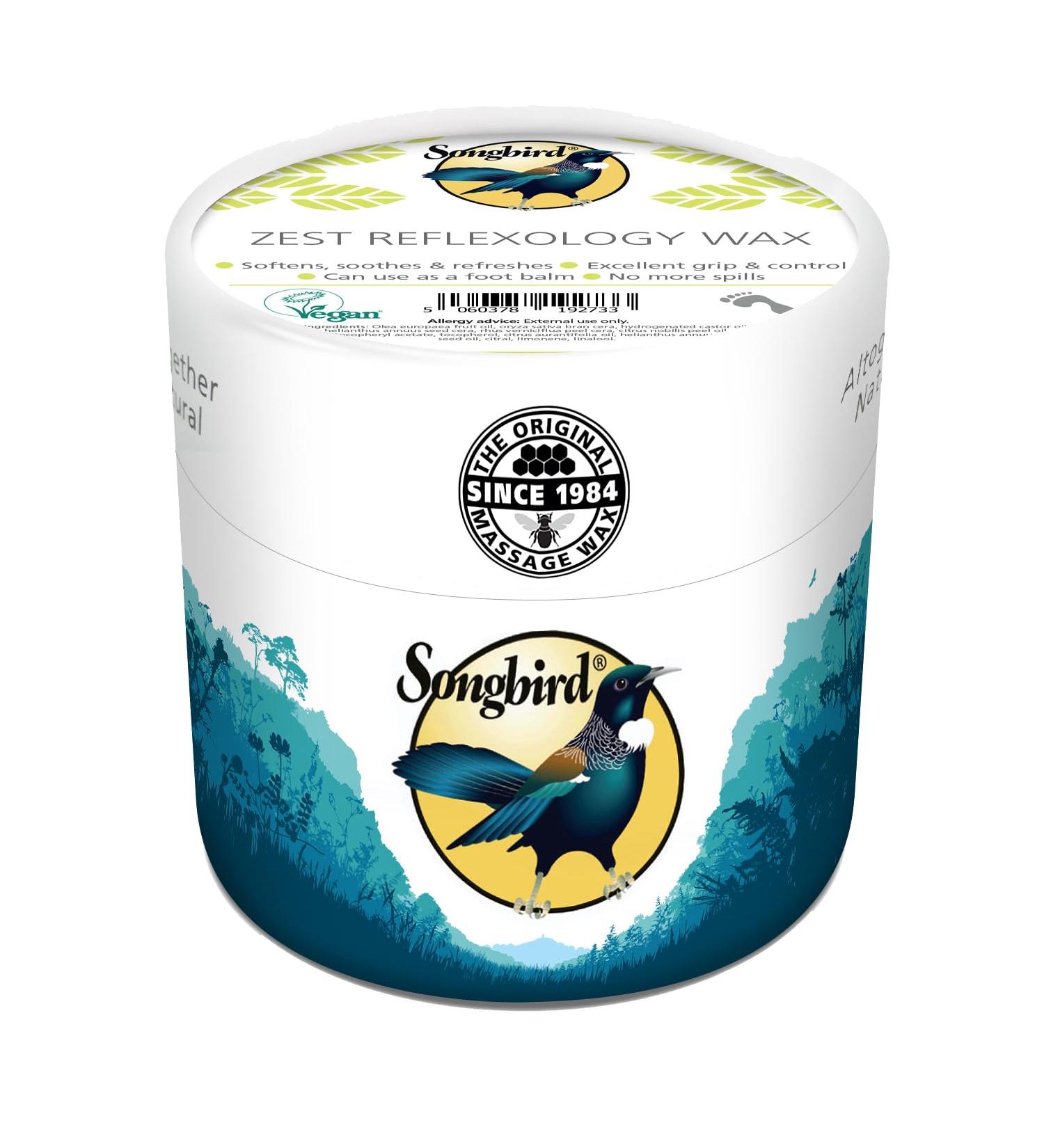 Songbird Zest Reflexology Wax (300g) EcoTub