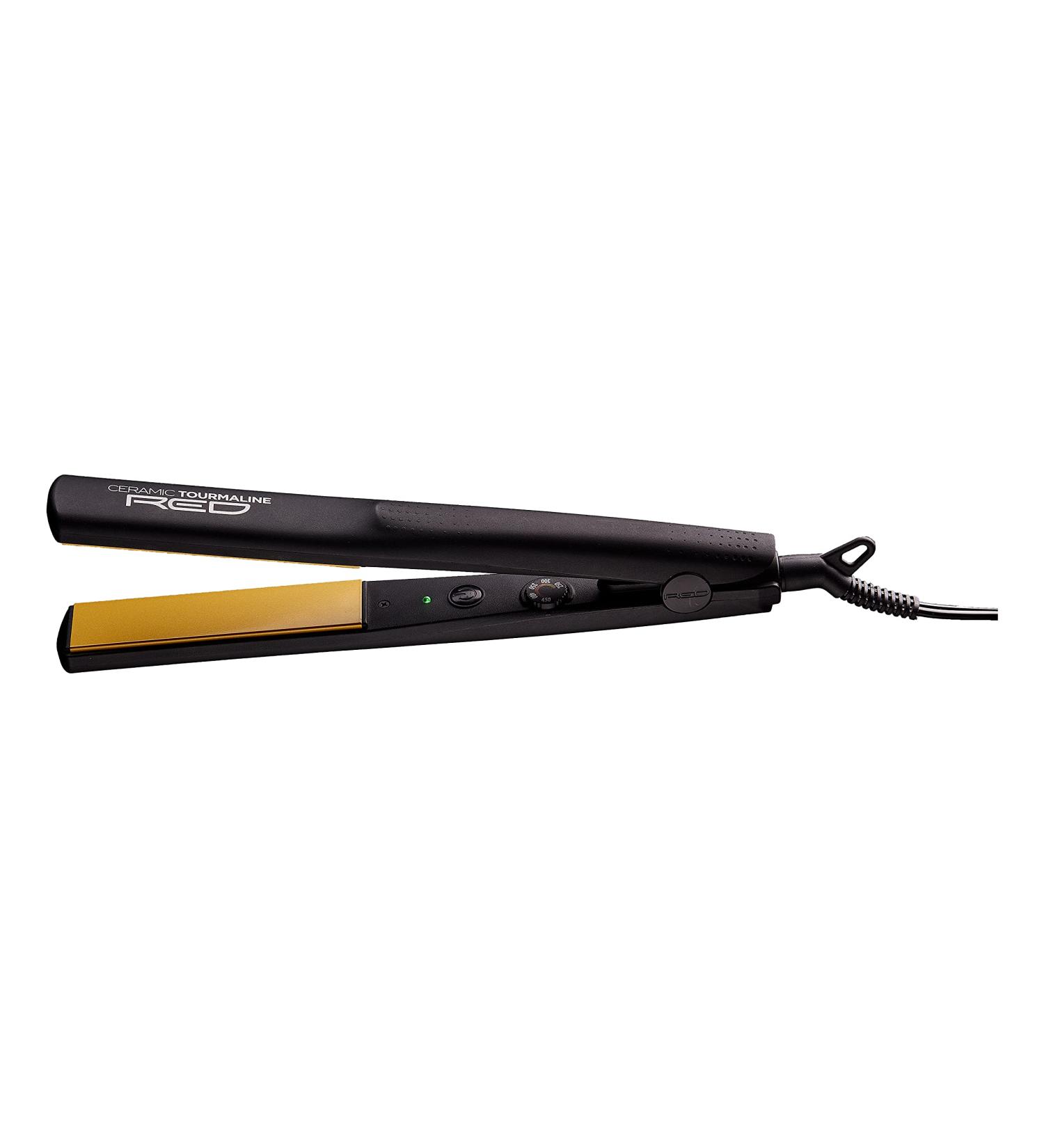 Buy Red by Kiss 1 Ceramic Tourmaline Flat Iron - Temperature Control for Perfect Hair Styling | International Shipping Available - Buy Online on GoSupps.com