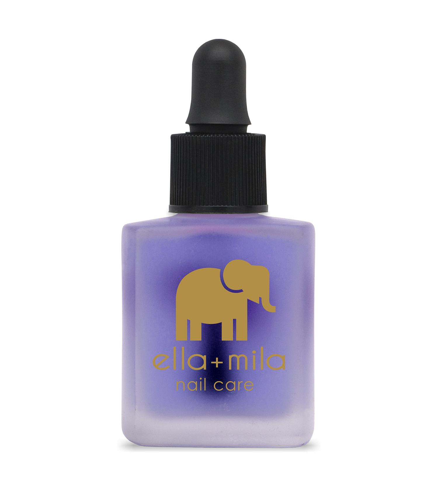 ella+mila Premium Cuticle Oil - Long-Lasting Nail Care & Nail Growth Treatment for Weak, Thin & Damaged Nails - Enhanced with Lavender Oil & Vitamin E (Oil Me Up - 0.45 fl oz)