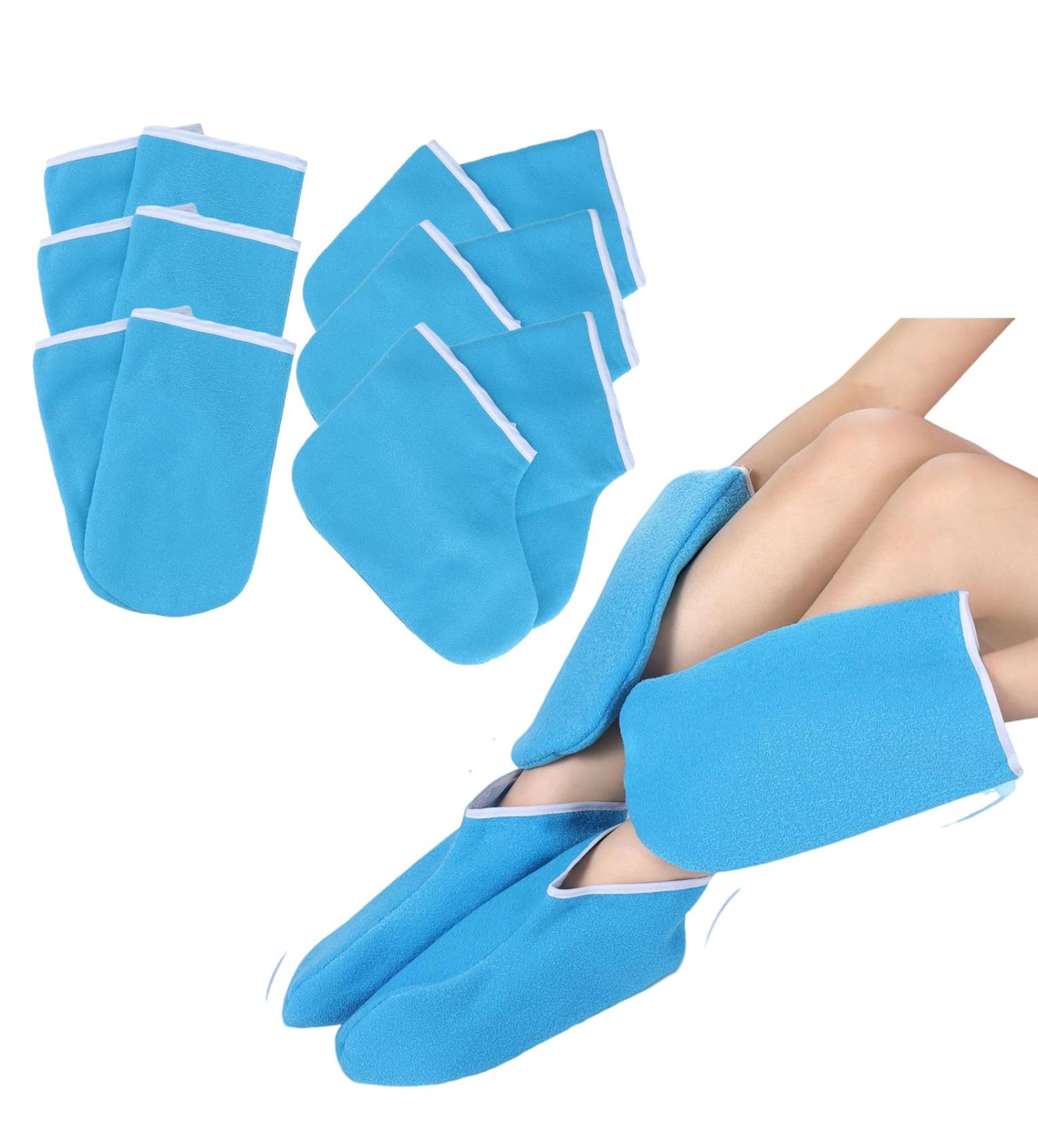 minkissy 3 Sets and Ladies Cover Bathing Mitts Kit Supplies Warmer Hand of Spa Care Insulated Women Foot Paraffin Gloves Wax Bath Accessories Booties for Students Covers - Buy Online on GoSupps.com
