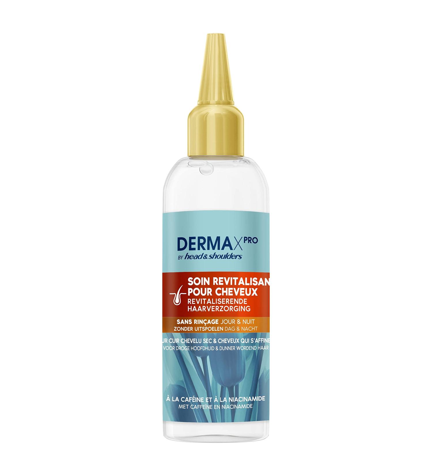 DERMAxPRO by Head & Shoulders Hair Conditioner | Leave-In Day & Night | Promotes Hair Growth | With Niacinamide & Caffeine | 6x145ml - Buy Online on GoSupps.com