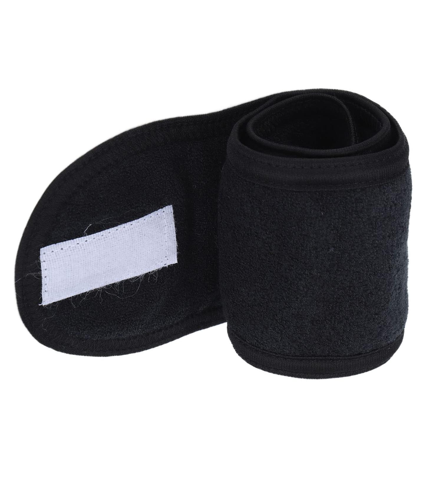 Spa Head Bands Soft Cloth Facial Makeup Head Wrap Skincare Shower Sports Hair Wrap Facial Headbands Esthetician (Ant cloth hairband black) - Buy Online on GoSupps.com