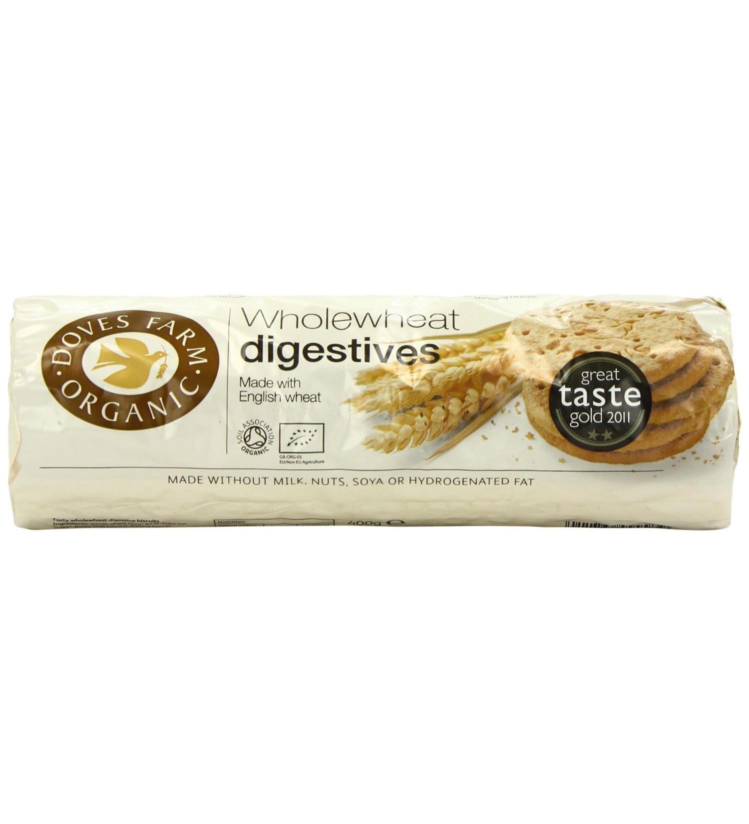 Doves Farm Organic Digestive Biscuits 1 X 400G - Buy Online on GoSupps.com