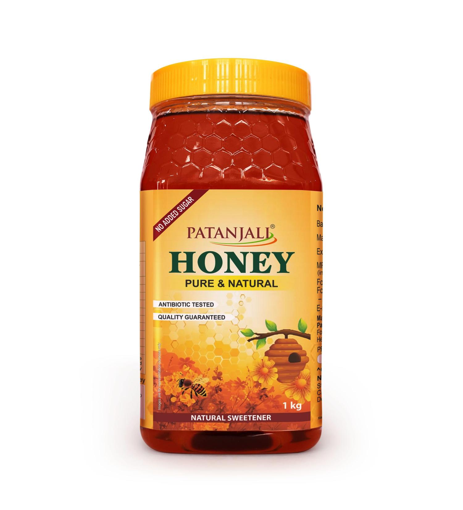 Patanjali Honey 1Kg / 33.82 fl oz 35.27 Fl Oz (Pack of 1) - Buy Online on GoSupps.com