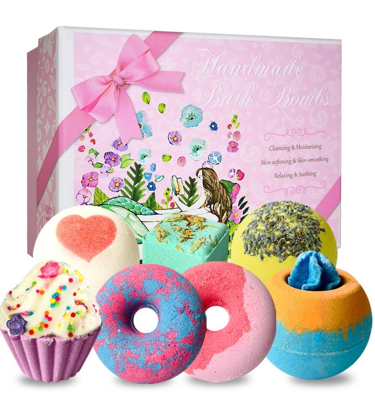 Luxurious Bathing Bombs Gift Set for Women | Perfect for Valentine's Day Birthdays & Christmas | Stntus Bathing Balls for Moms & Girlfriends - Buy Online on GoSupps.com