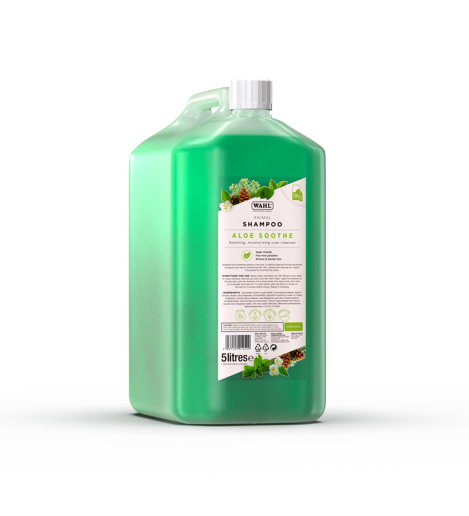 Wahl Showman Aloe Soothing Shampoo 5L - Clear & Unisex | WHL0092 - Best International Shipping - Buy Online on GoSupps.com