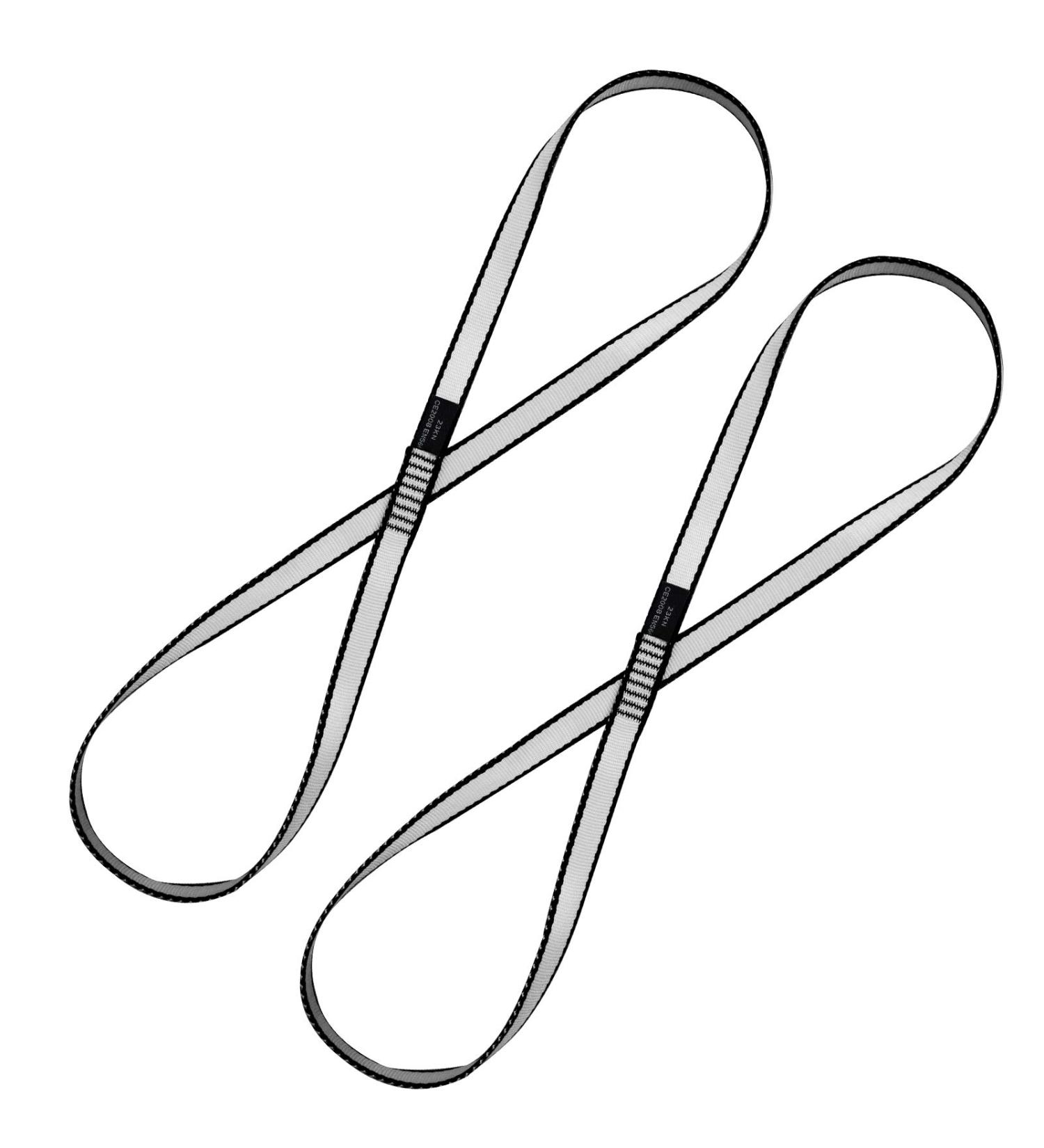 Kikigoal 18mm Nylon Climbing Loop - 23kN CE2008/EN566 60cm/24in Climbing Belt Bands for Outdoor Climbing Abseiling Swing & Yoga Hammock - 2 Pieces (Gray) - Buy Online on GoSupps.com