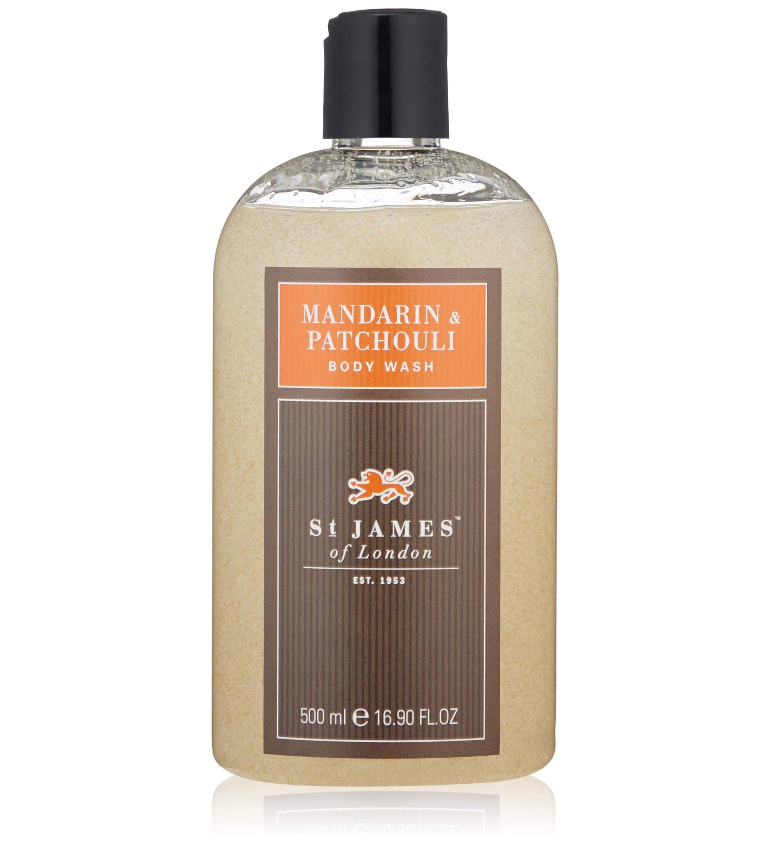 Shop St James of London Mandarin & Patchouli Body Wash 0.5L - Luxurious International Shipping - Buy Online on GoSupps.com
