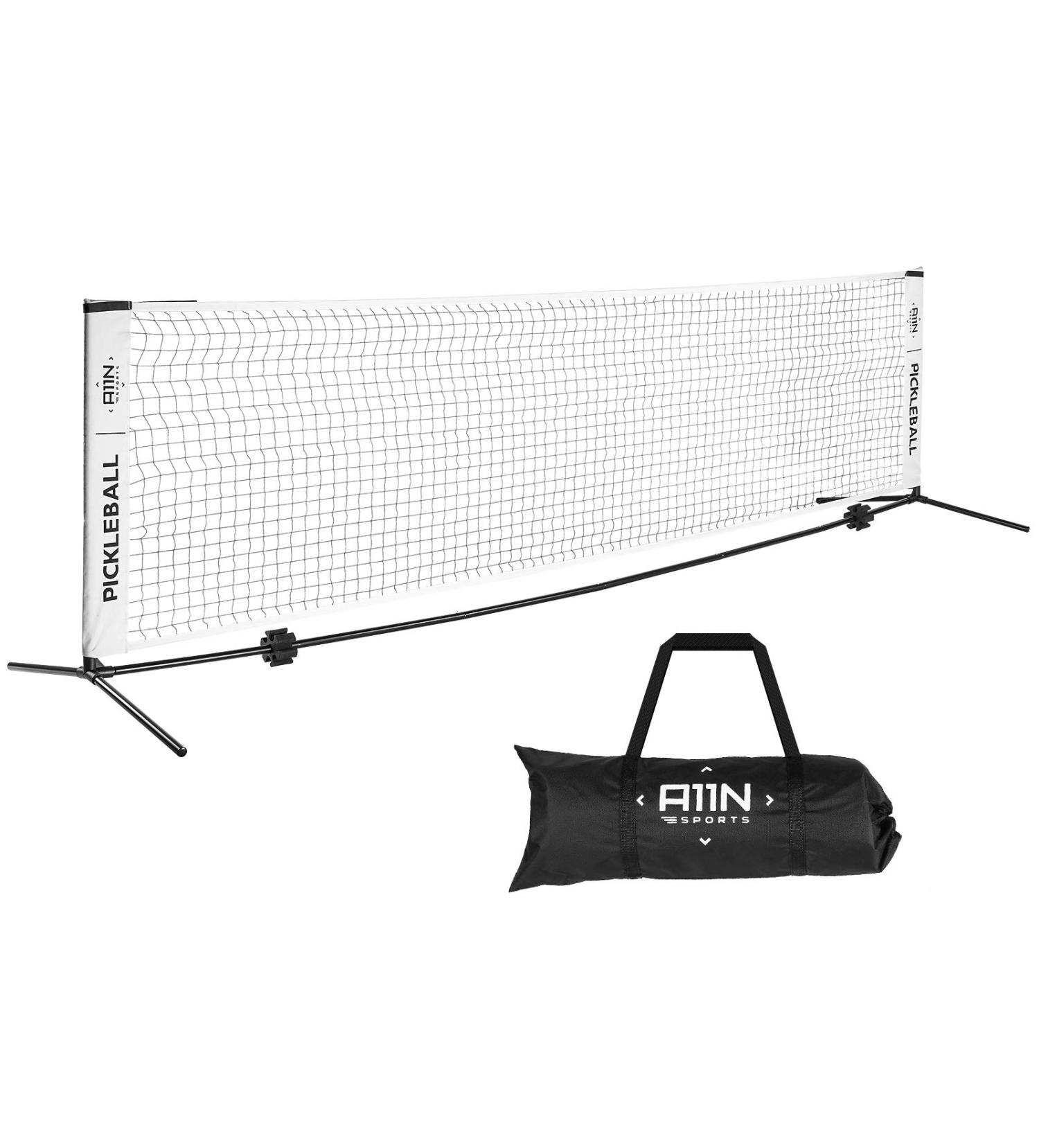 A11N Portable Pickleball Net - Half Court Size 11ft | For Driveway, Pickleball, Kids Tennis, Soccer Tennis - Buy Online on GoSupps.com