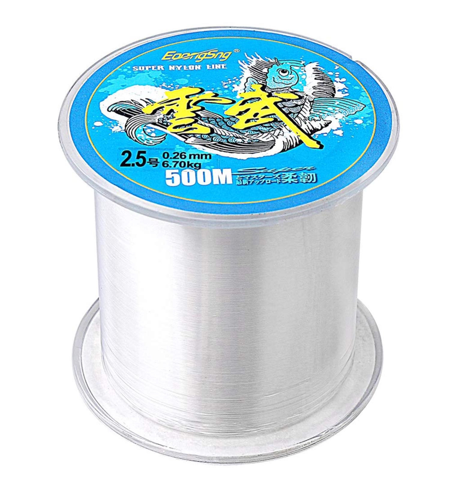 547 Yards Clear Monofilament Fishing Line - Nylon Fish String for Hanging Decorations - Buy Online on GoSupps.com