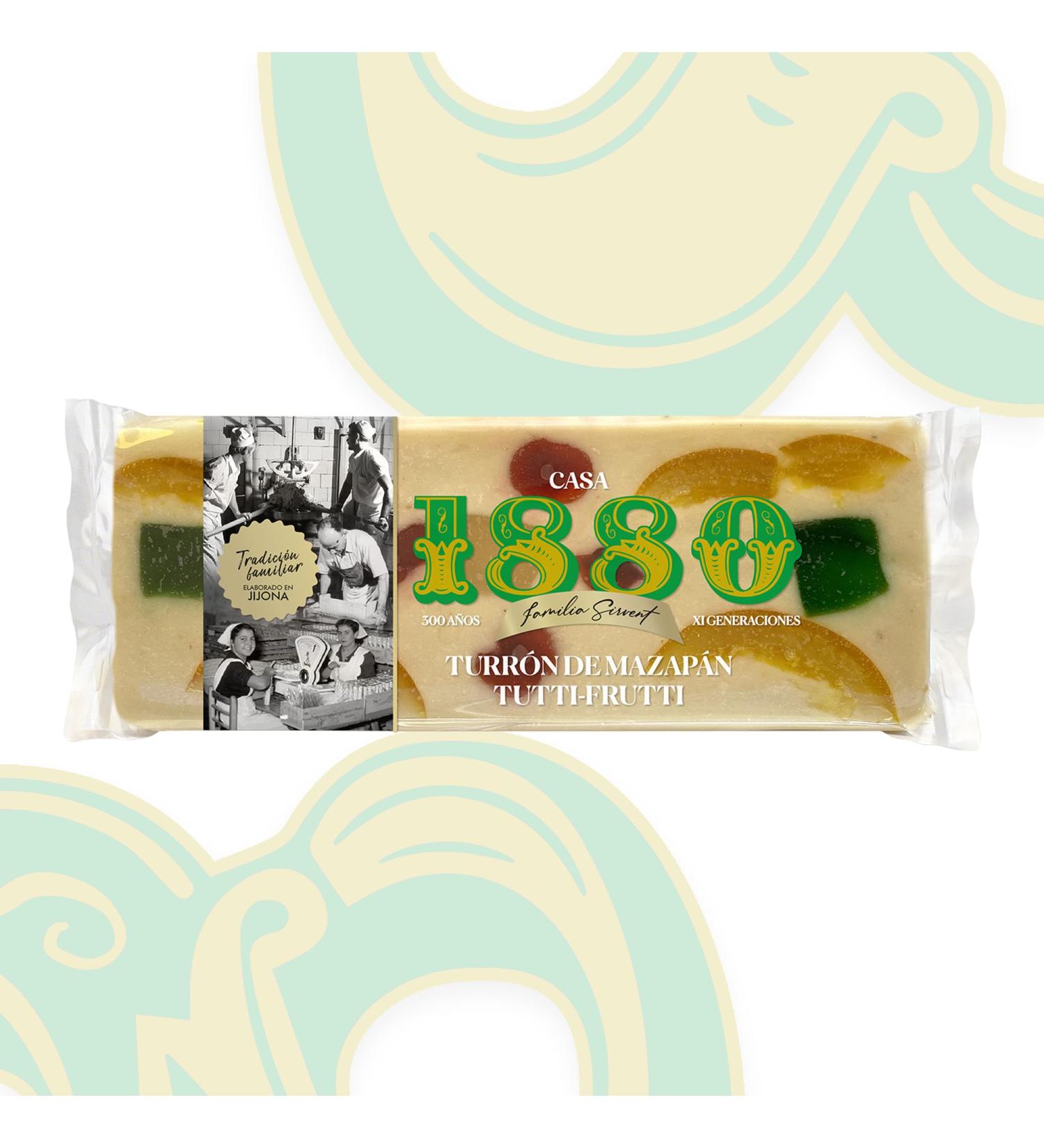 1880 - Tutti-Frutti "Rilsan" Marzipan Turr n 300g Selected Almond Tablet Creamy Texture Supreme Quality Classic Nougat H - Buy Online on GoSupps.com