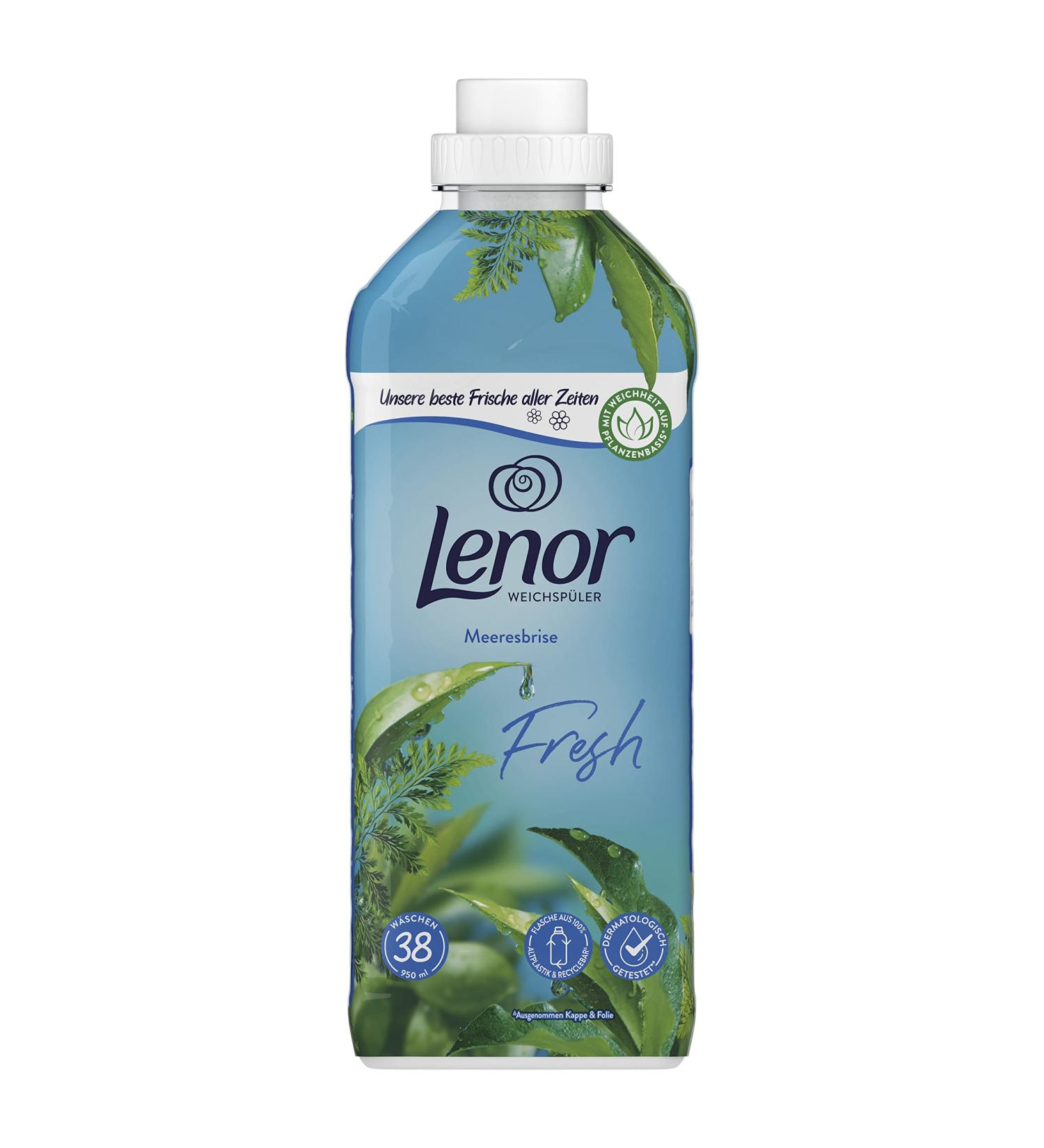 Lenor Fabric Softener - Sea Breeze 950ml (38 Wash Loads) - Premium Softness & Freshness - Buy Online on GoSupps.com