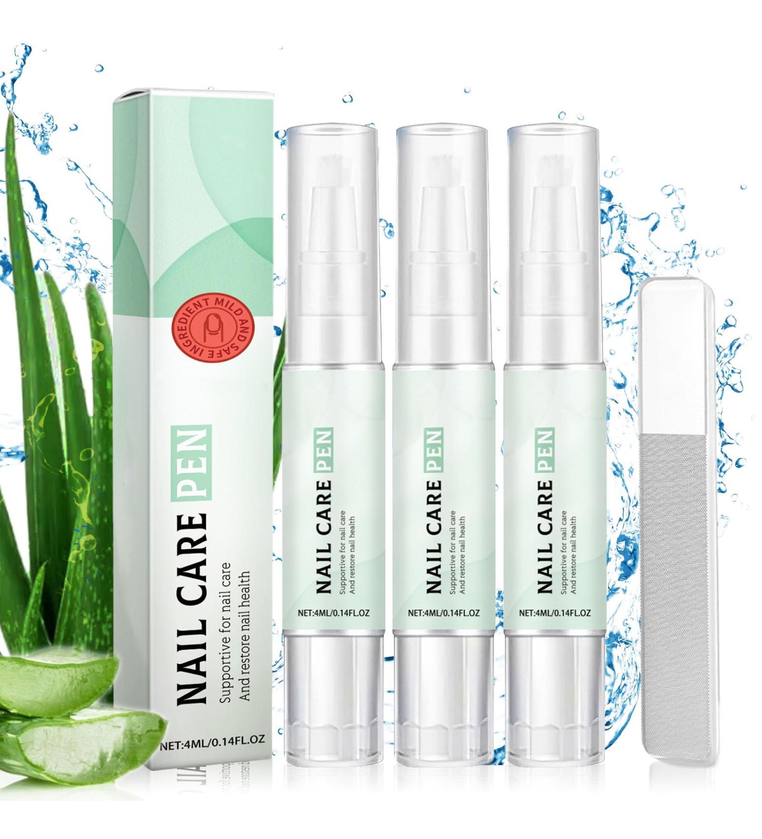 Nail Care Pen Lot de 3 Stylo de Soins Ongles pour Hydrater et Renforcer les Ongles Gardez les Ongles des Mains et des Pieds Propres avec l'aloe vera l'huile d'arbre th Vitamine E Stylo de Soins Ongles #A - Buy Online on GoSupps.com