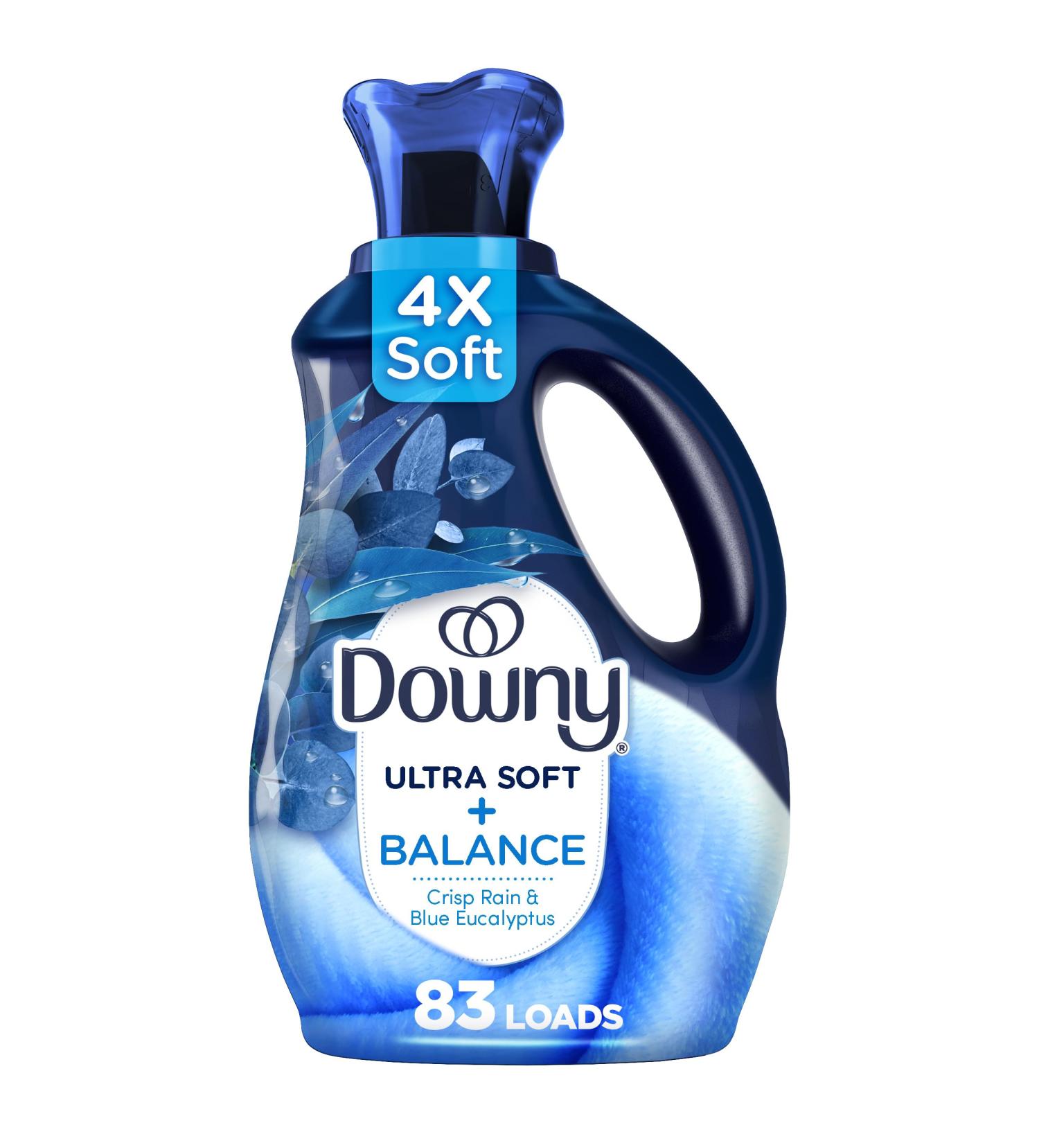 Downy Ultra Soft Fabric Softener Liquid Balance Crisp Rain and Blue Eucalyptus 1.66L 1.66 l (Pack of 1) - Buy Online on GoSupps.com