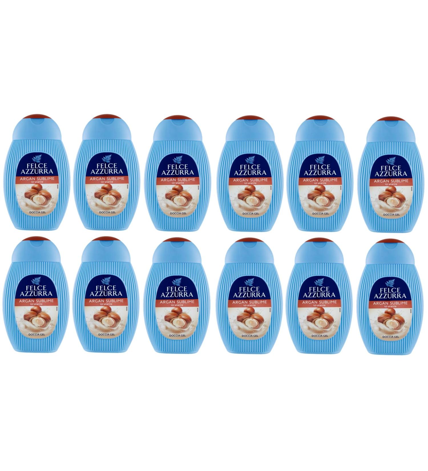  Felce Azzurra 12 x Fern Azzurra Argan Sublime Shower Gel - Shower Gel 250ml - Buy Online on GoSupps.com