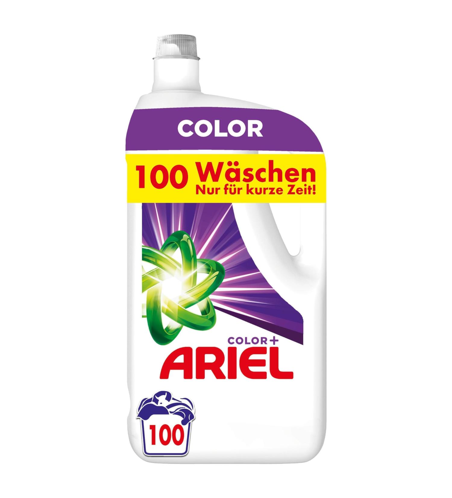 Ariel Liquid Detergent 100 Loads Color+ | Powerful Stain Removal | International Shipping - Buy Online on GoSupps.com