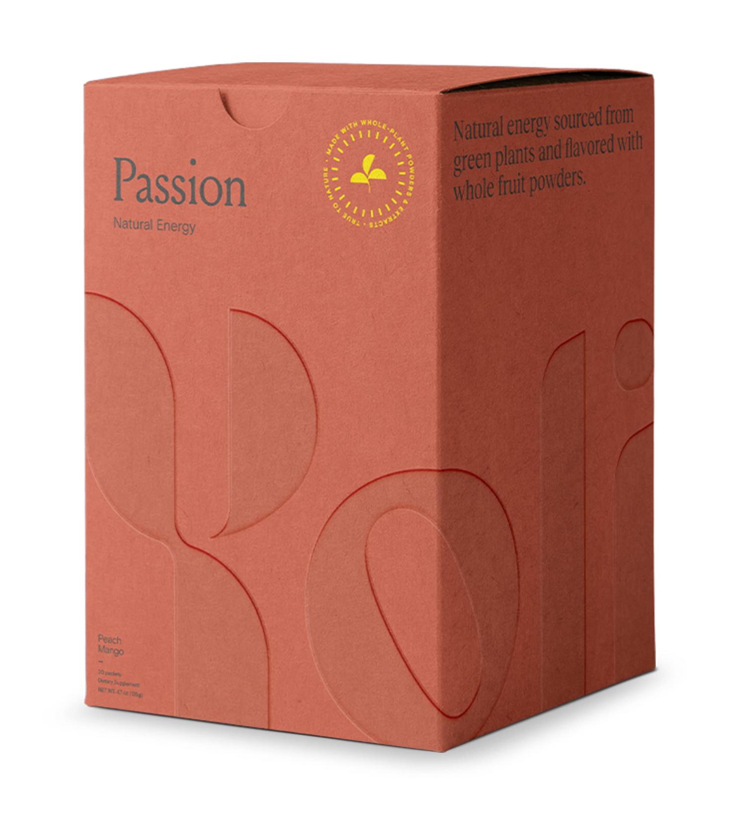 Yoli Passion Energy Drink Powder - Natural Peach Mango Mix for Endurance & Stamina | 30 Packets International Shipping - Buy Online on GoSupps.com