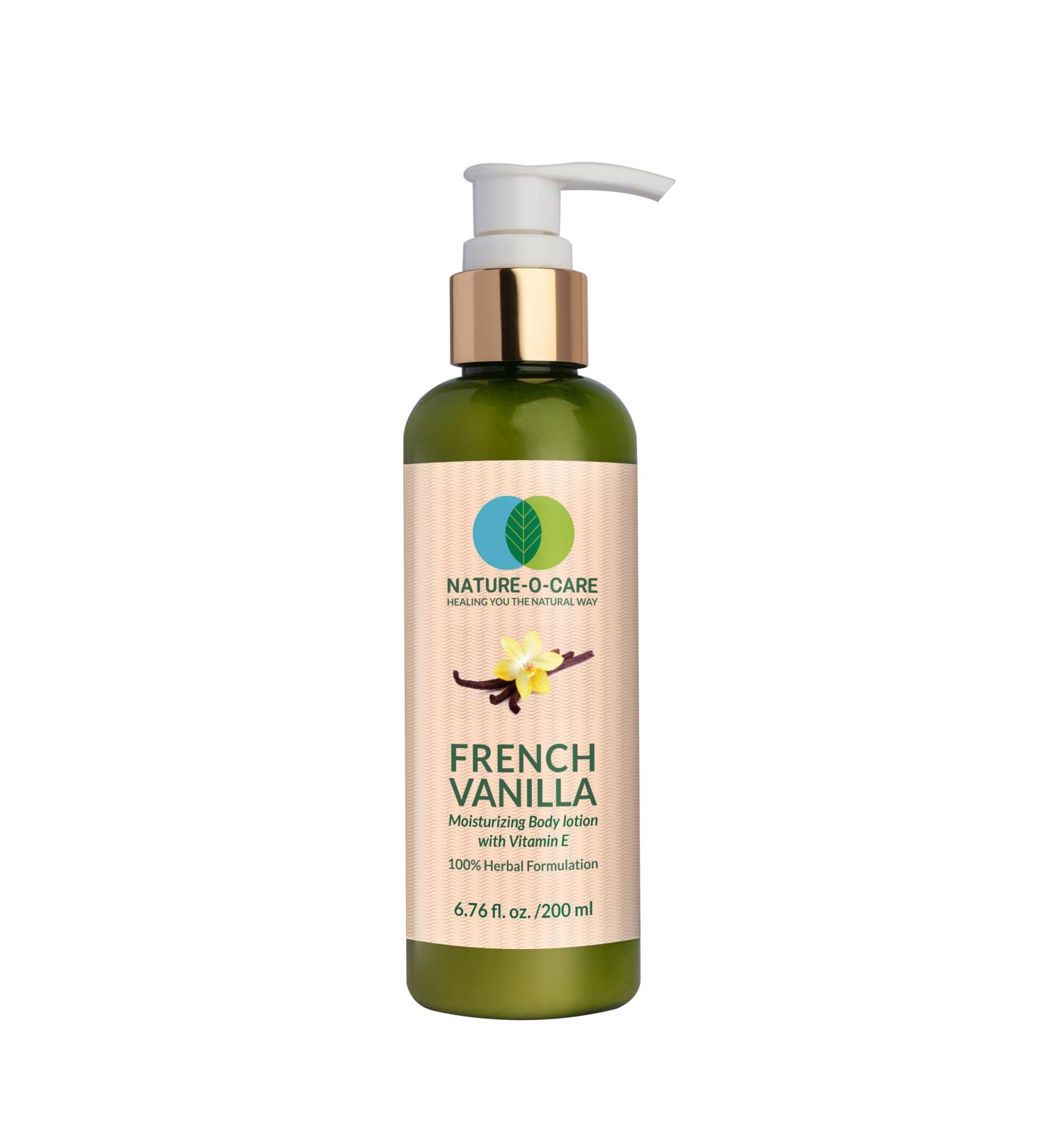 French Vanilla Moisturizing Body Lotion - Vitamin E Enriched 6.76 FL.OZ for Soft Smooth Skin