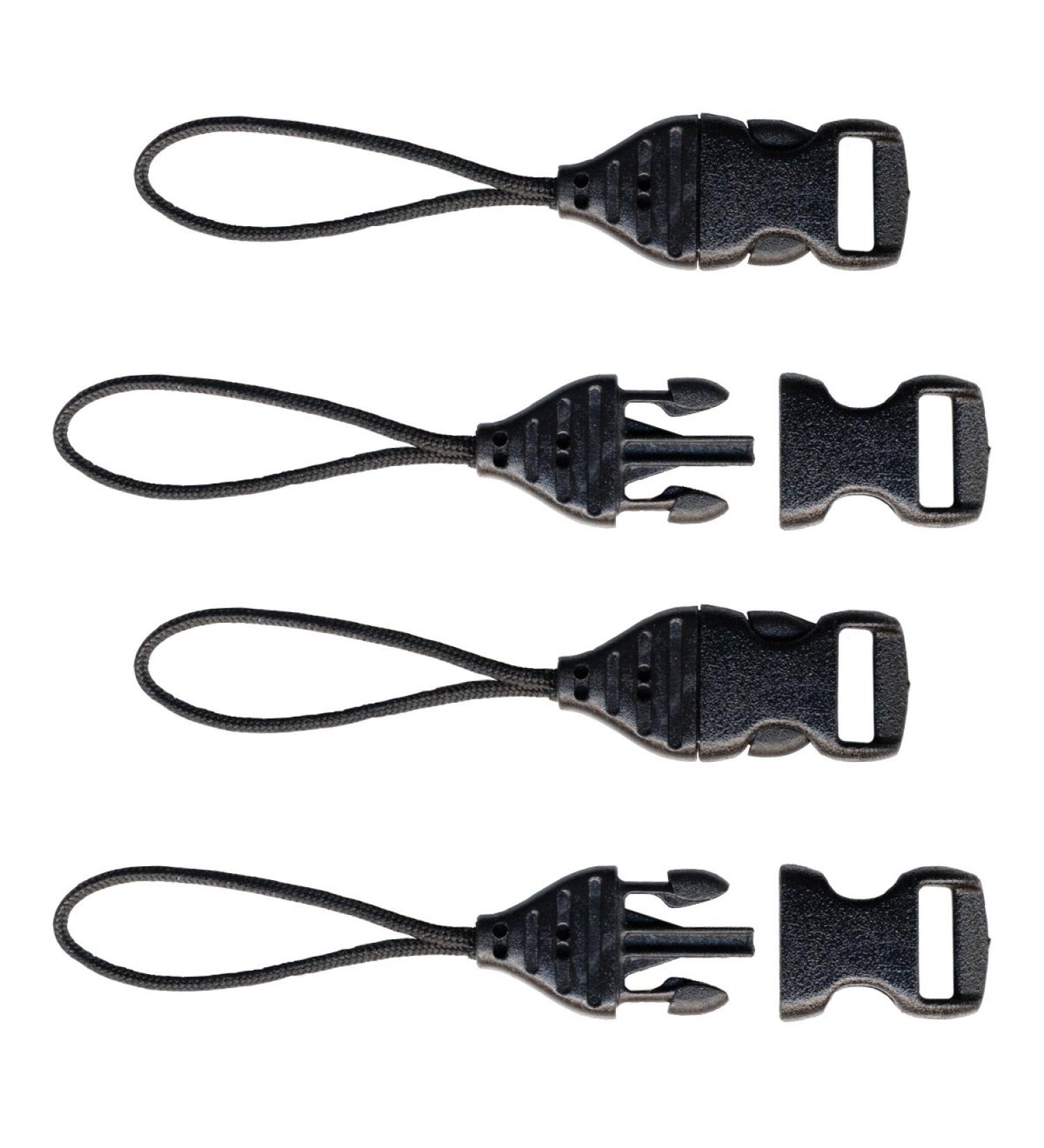 OP/TECH USA Mini QD Loops - 1.5mm System Connectors - Black One Size - Buy Online on GoSupps.com
