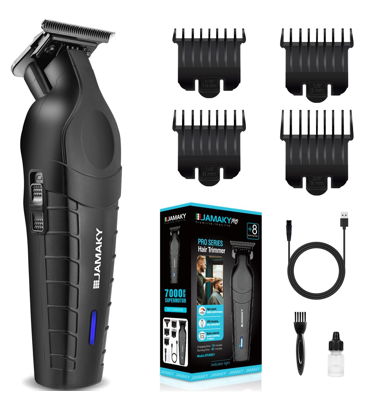 Buy Hair Trimmer for Men - Zero Gap T Blade Rechargeable Type-C Black | Best Beard Trimmer for Home Use - Buy Online on GoSupps.com
