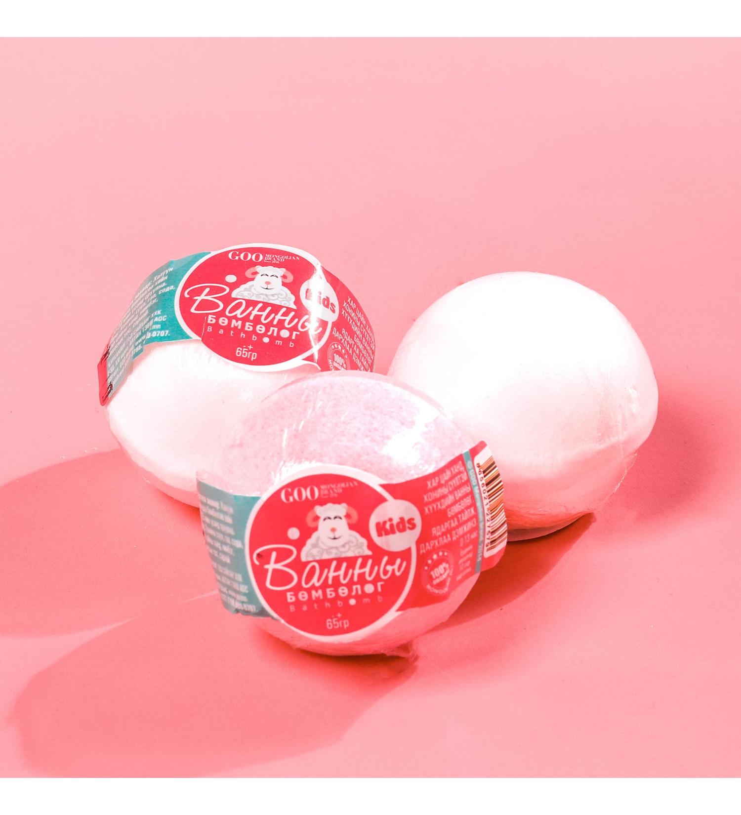 GOO- Black Tea Extract 'Kid's Bath Bomb' /3piece/