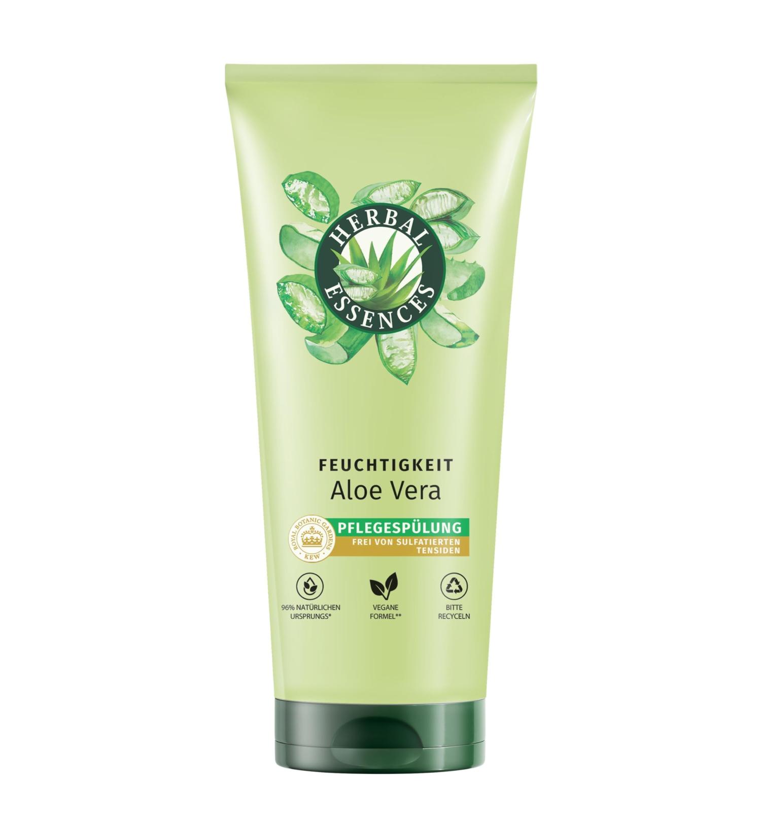 Herbal Essences Moisture Rinsing Aloe & Jasmine 250ml | Vegan Natural Ingredients for Shiny Hair - Buy Online on GoSupps.com