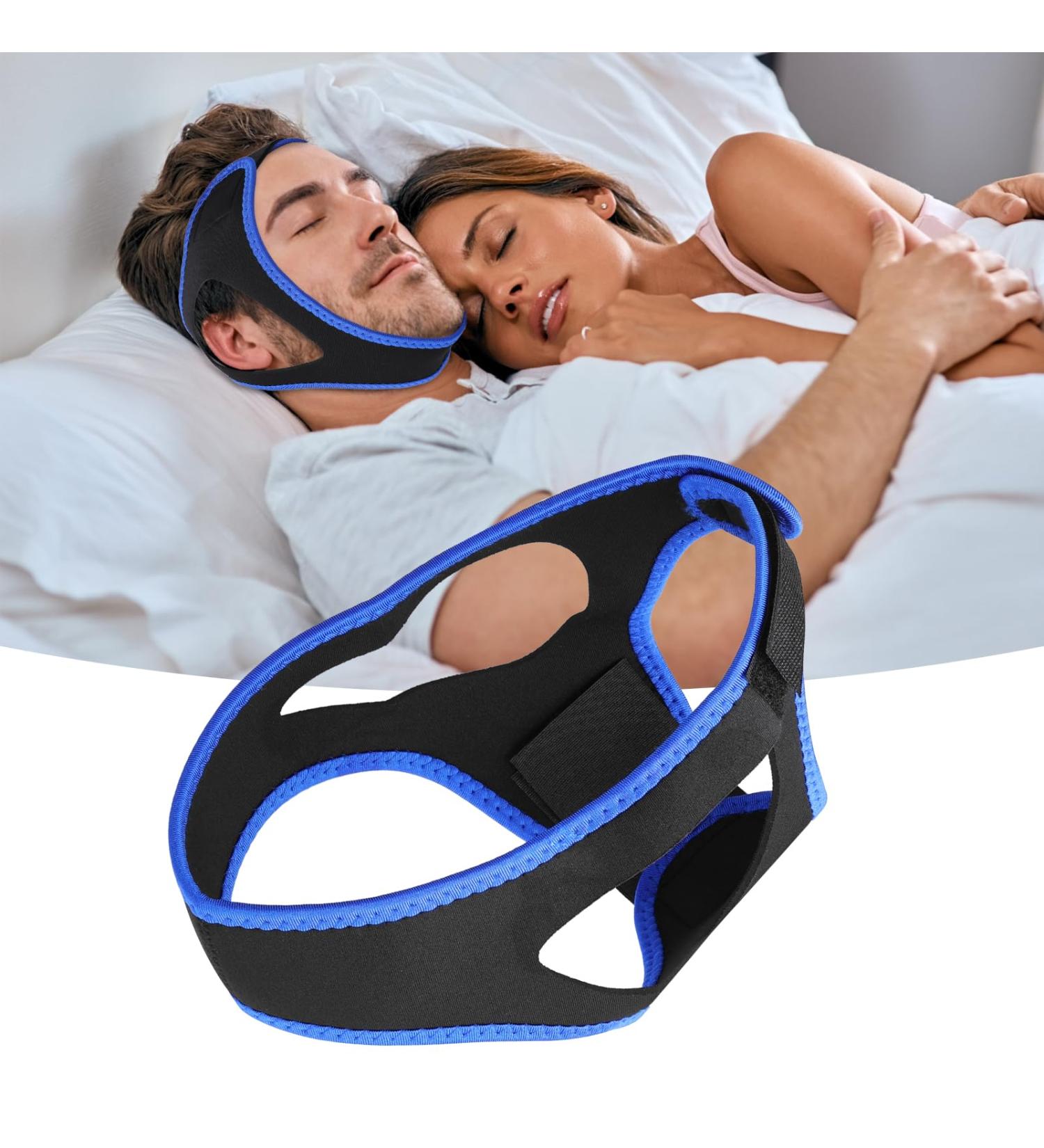 Adjustable Anti-Snoring Chin Strap for Better Sleep | Comfortable, Effective Snore Reduction Device for Men & Women - WLLHYF - Buy Online on GoSupps.com