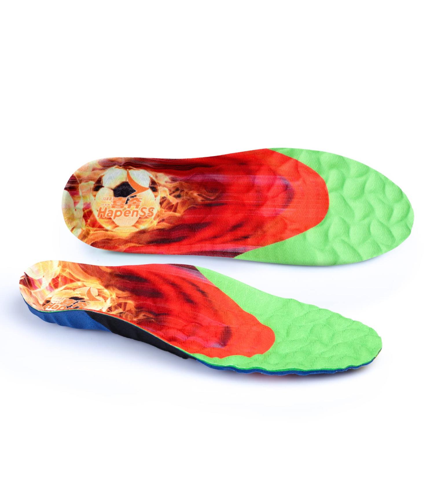 Hapenss High Arch Support Soccer Foot Insoles | Ankle & Knee Pain Relief | Anti-Slip Athletic Shoe Inserts | Mens 9-9 1/2, Womens 11-11 1/2 - Buy Online on GoSupps.com