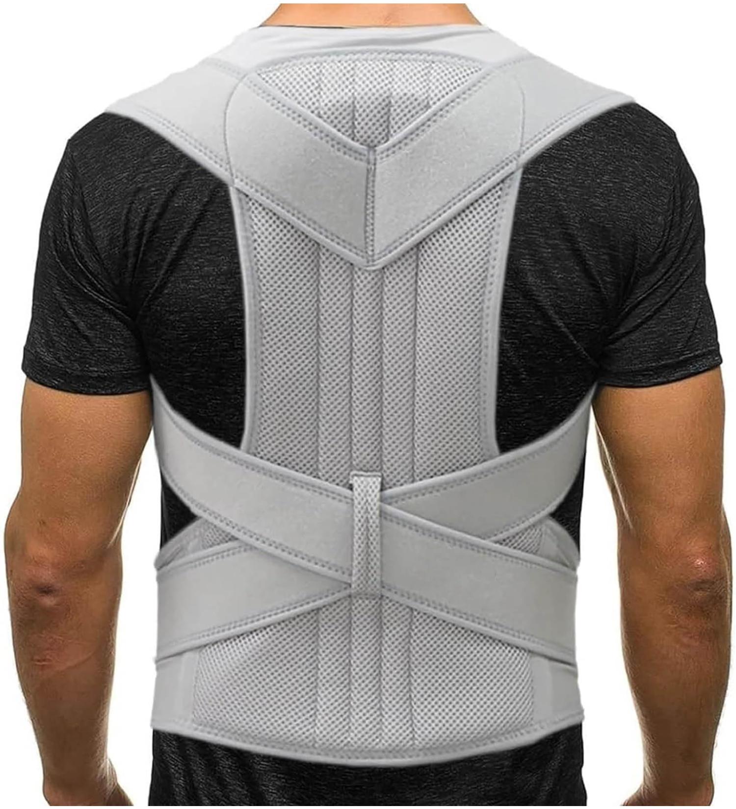 Adjustable Scoliosis Posture Corrector Full Back Support Corset for Men Women Shoulder Neck Clavicle Spine Support Lumbar Support L - Buy Online on GoSupps.com