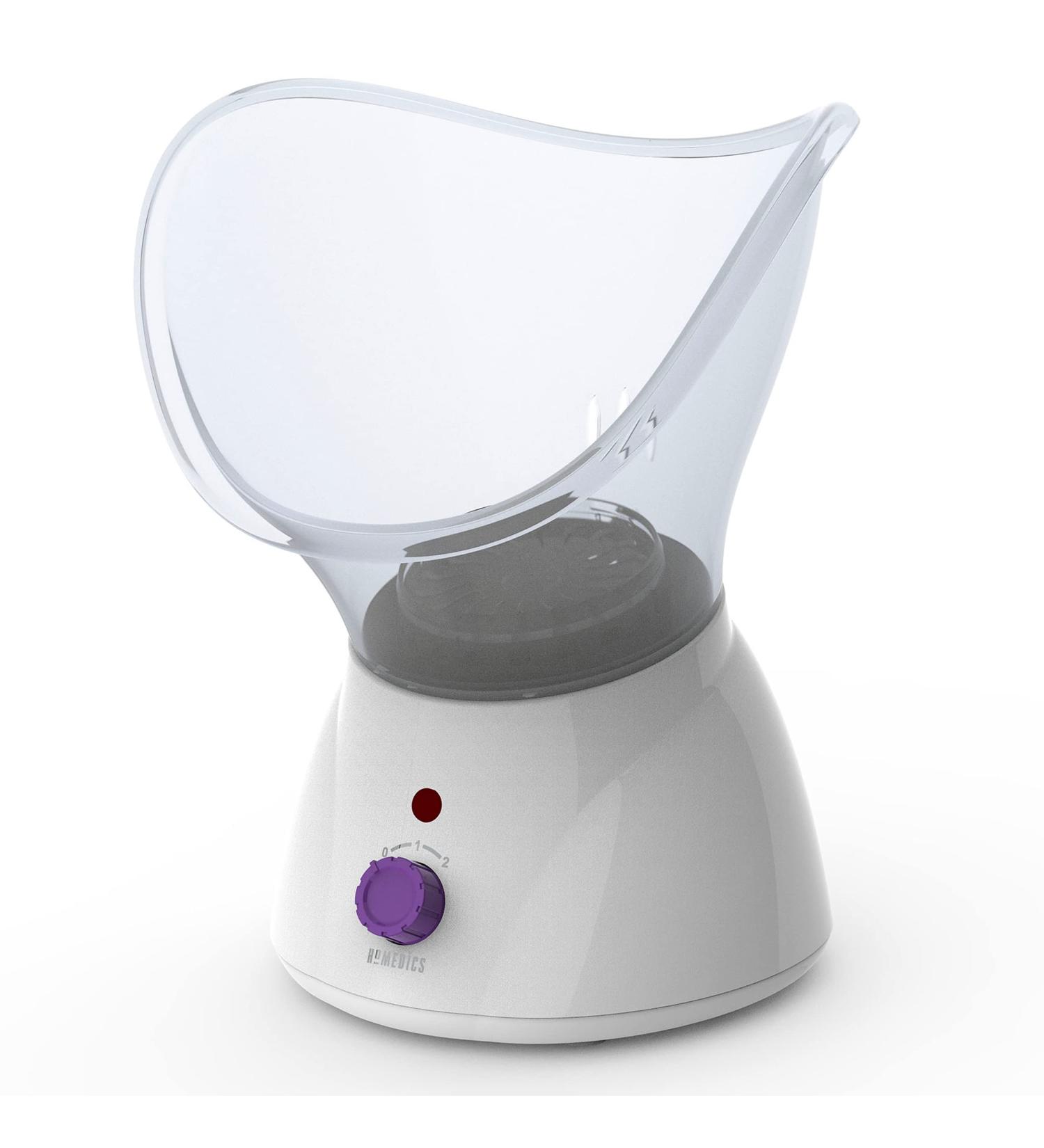 Homedics Revitalising Facial Spa - Face Steamer for Deep Face Cleaning & Nasal Attachment for Sinus Relief - Buy Online on GoSupps.com