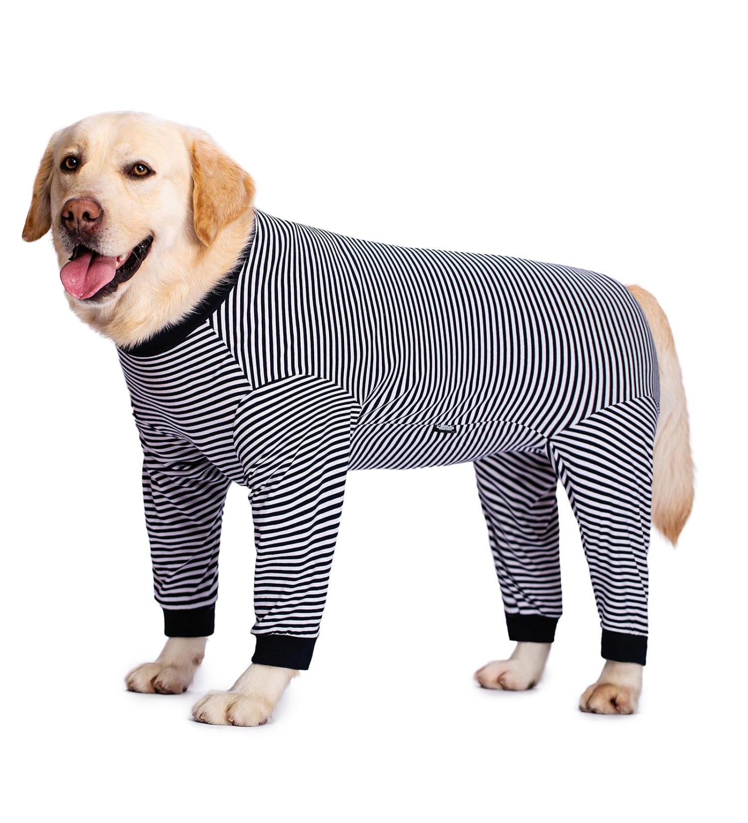 Buy Axcimond Full Body Dog Suit with Legs for Large & Medium Dogs - Post-Surgery Protection Zipper Design 4XL Navy Blue - Buy Online on GoSupps.com